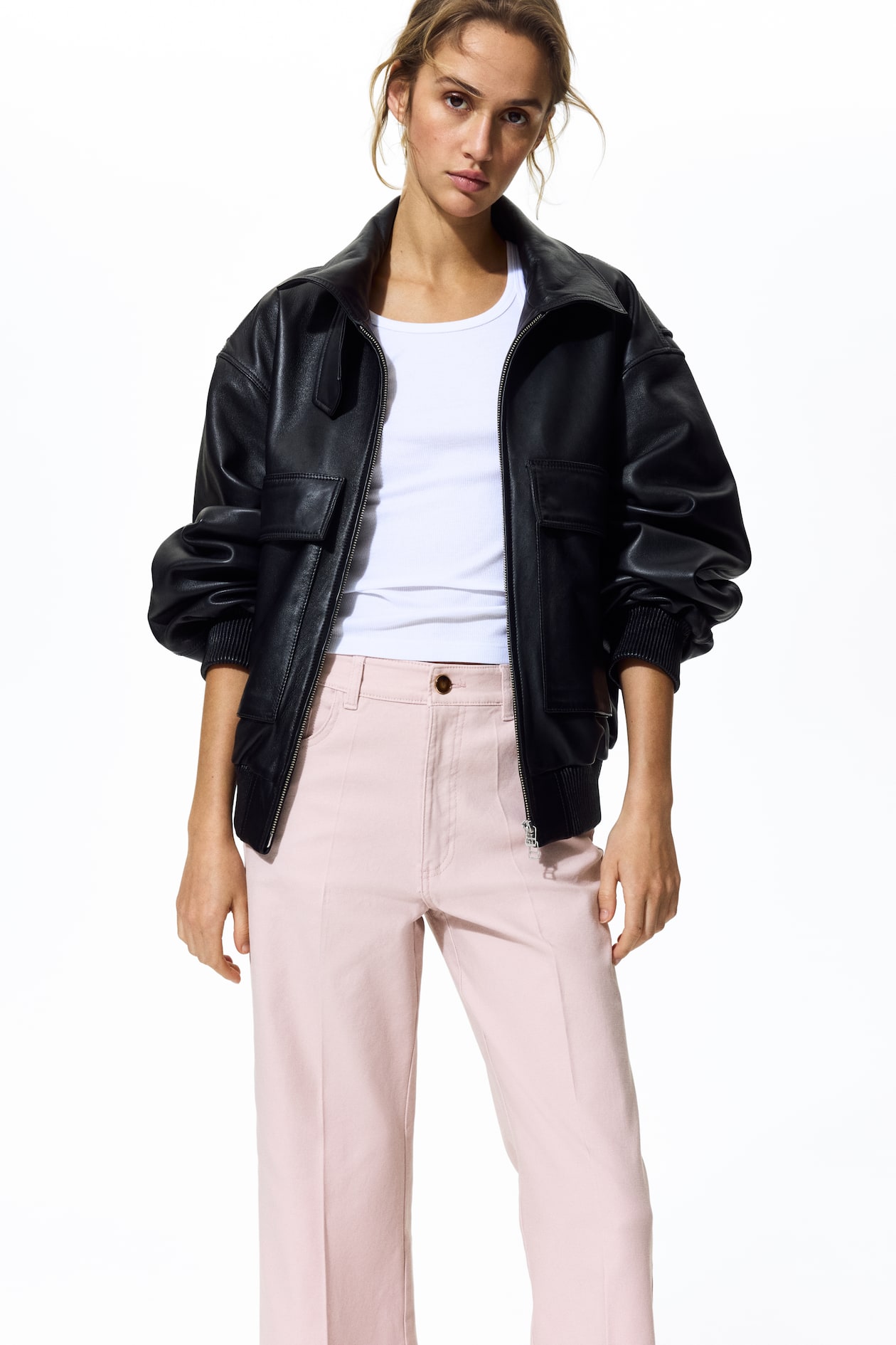 Bootcut Cotton Canvas Pants - image 2