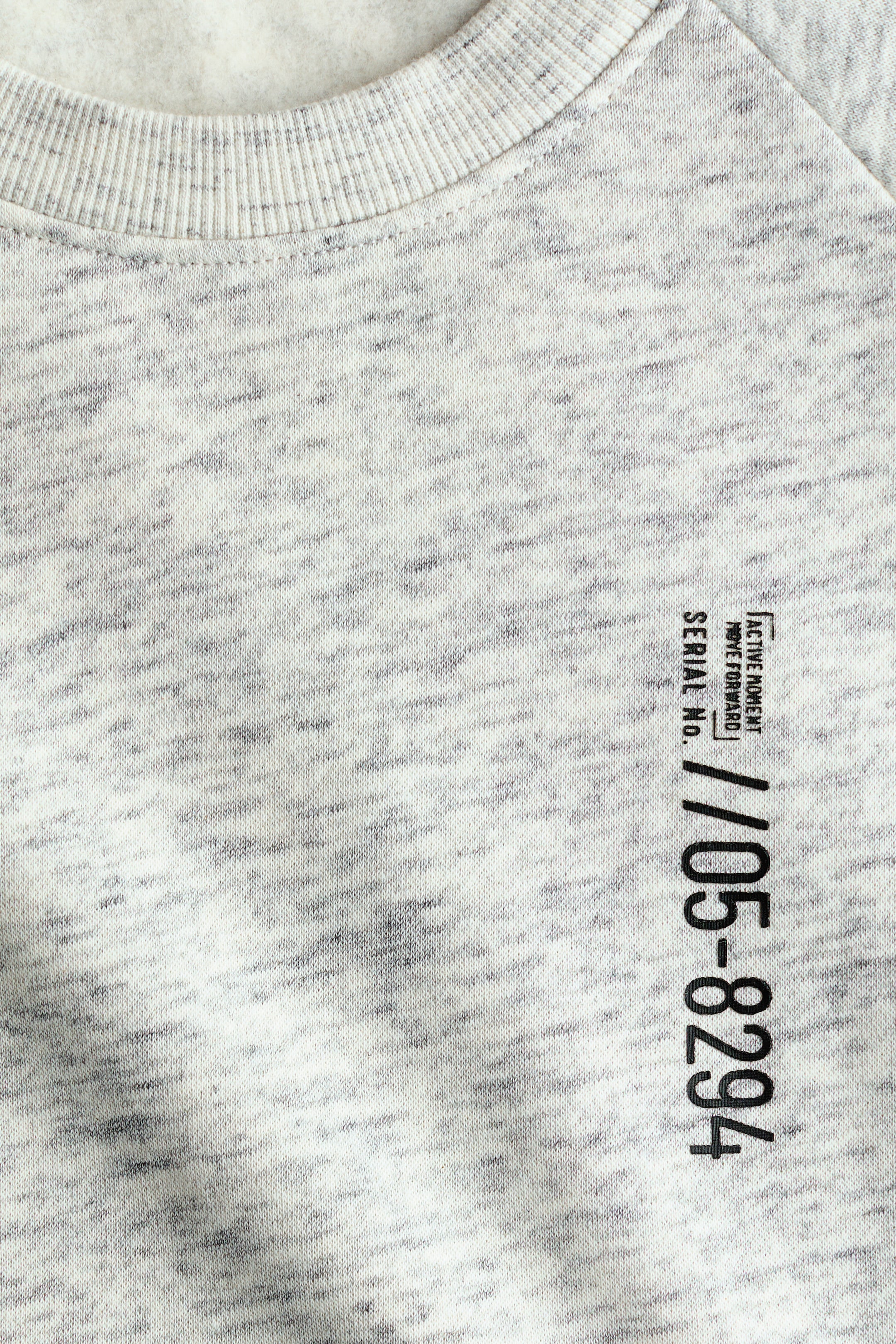 View larger image: Brushed-inside sweatshirt - Light grey marl - Kids | H&M IN 2
