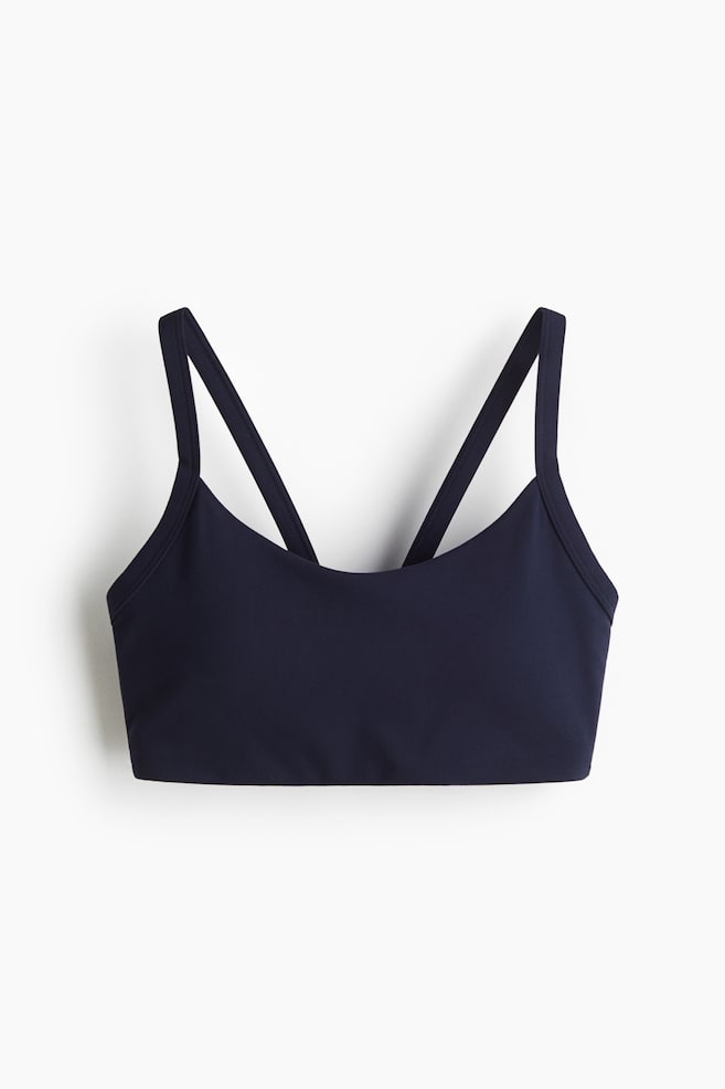 Medium Support Sports bra with SoftMove™ - Navy blue/White/Chocolate plum/Black/Lilac/Candy pink/Sage green/Navy blue/Warm brown/Light maroon/Frosty lilac/Black/Antique rose/Butter yellow - 1