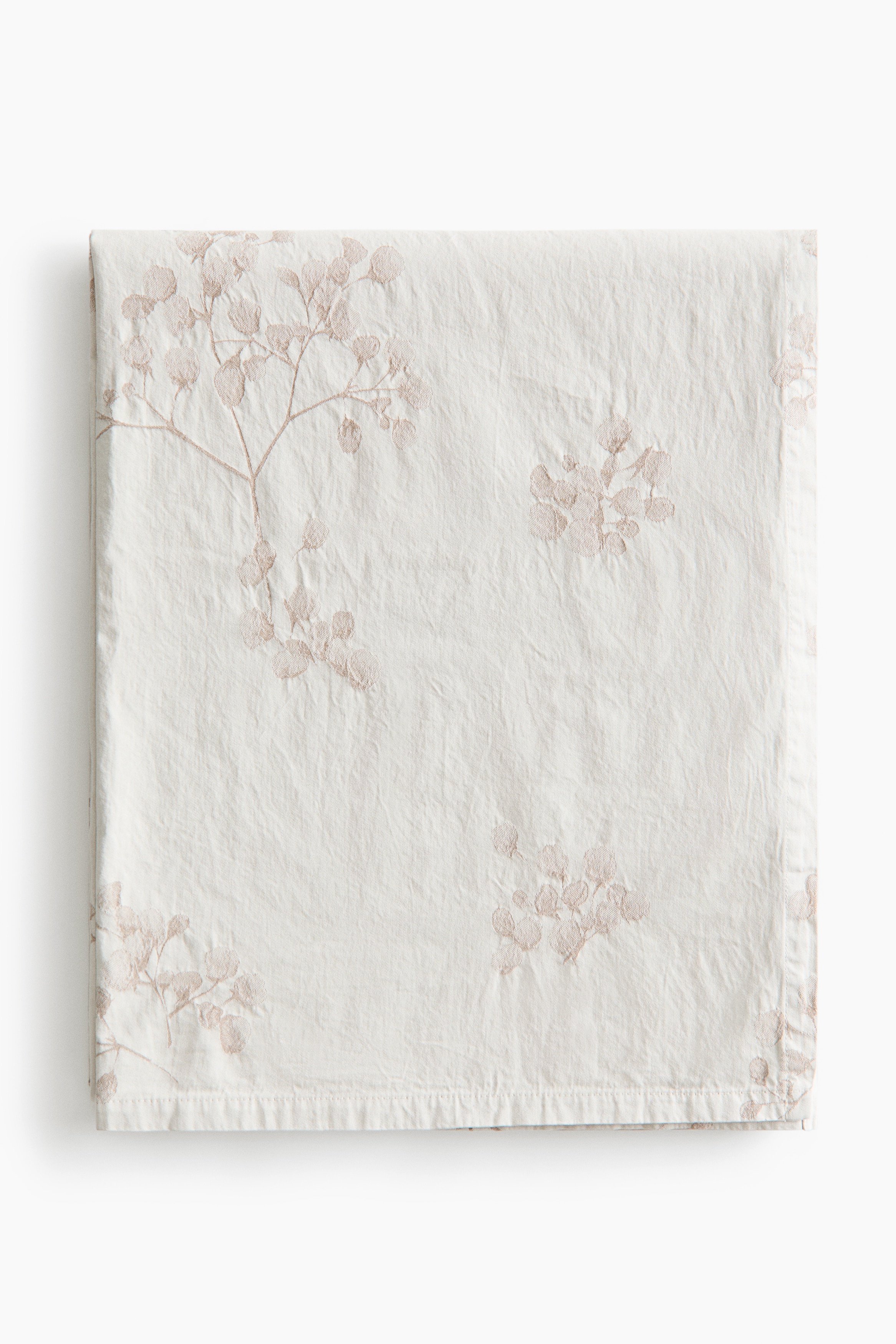 Jacquard-weave sateen tableclothModel
