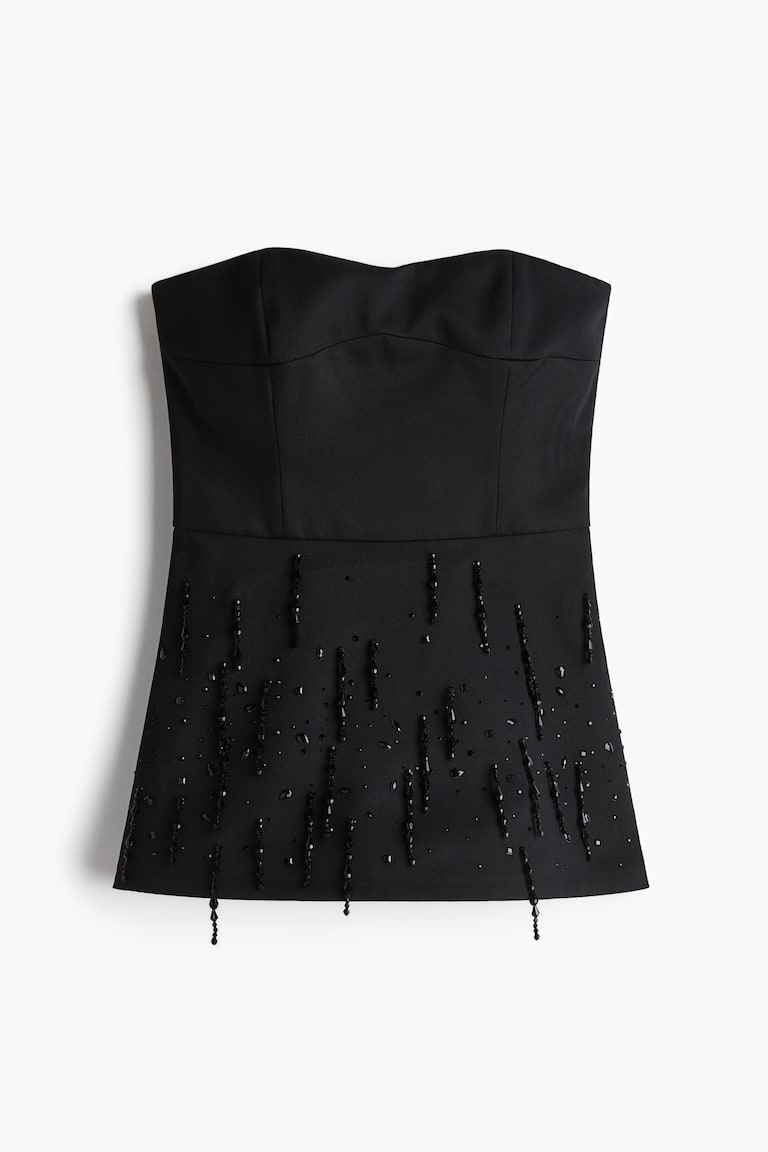 Bando top s ukrasnim detaljima