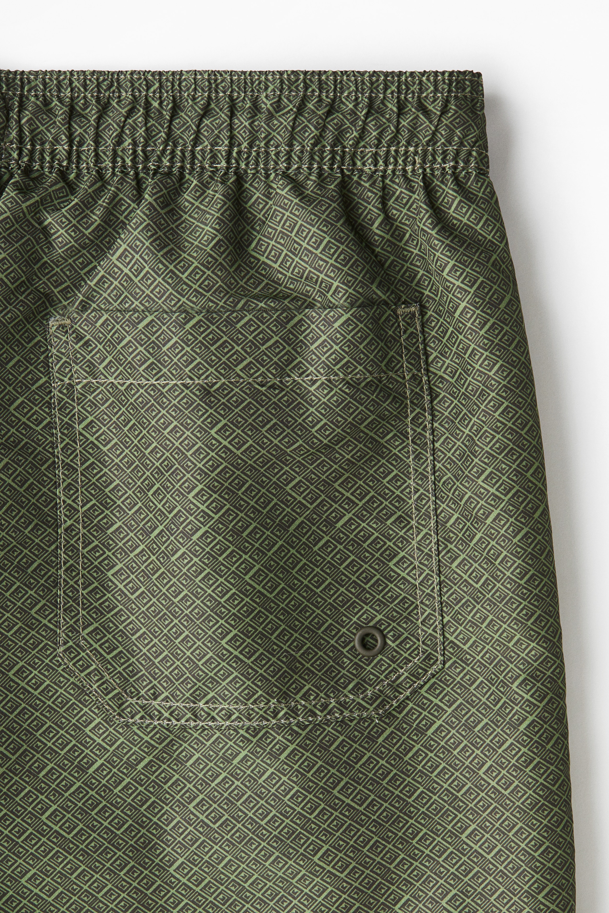 Patterned swim shorts