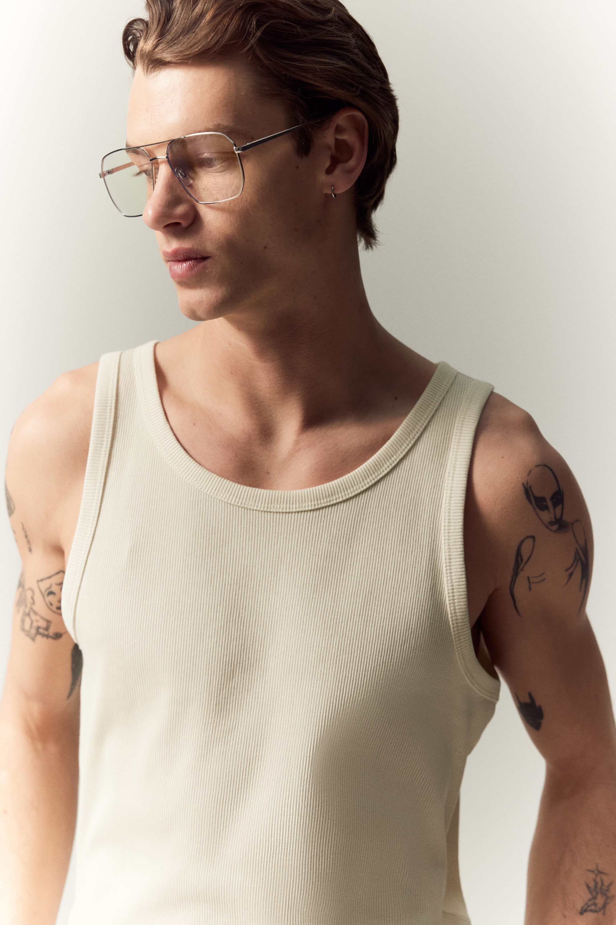 Slim Fit Ribbed Tank Top