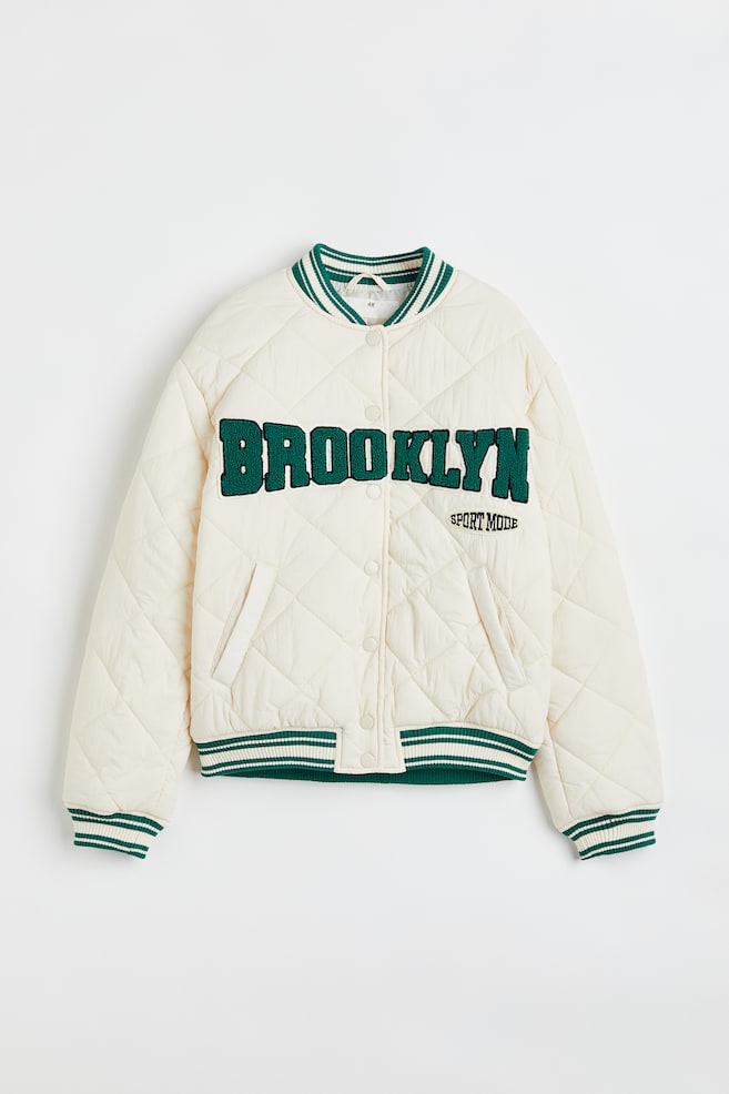 Baseball jacket - Natural white/Brooklyn - 1