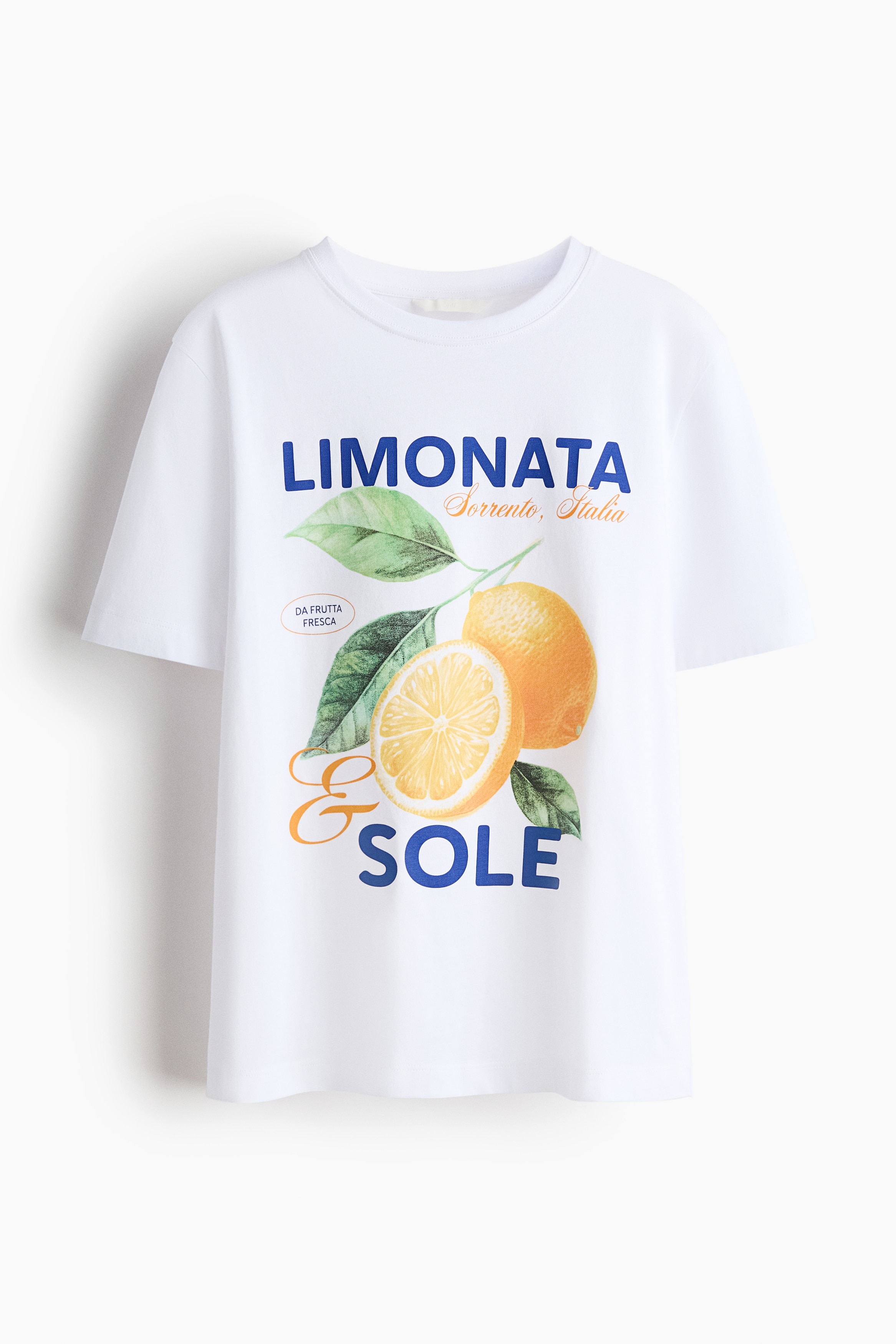 Printed T-shirt - White/Lemons/Ivory/Feria de Verano/Green/Cannes Sailing Retreat/Dusty light blue/California/Cream/Biarritz/Pink/Chillax Culture/Dark brown/The Vacation Edit/White/Le Marais/Brown/Solare/Light blue/Summer/Light yellow/Energized/White/Beauté/Dark brown/Simplicité/White/Arancia Rossa
