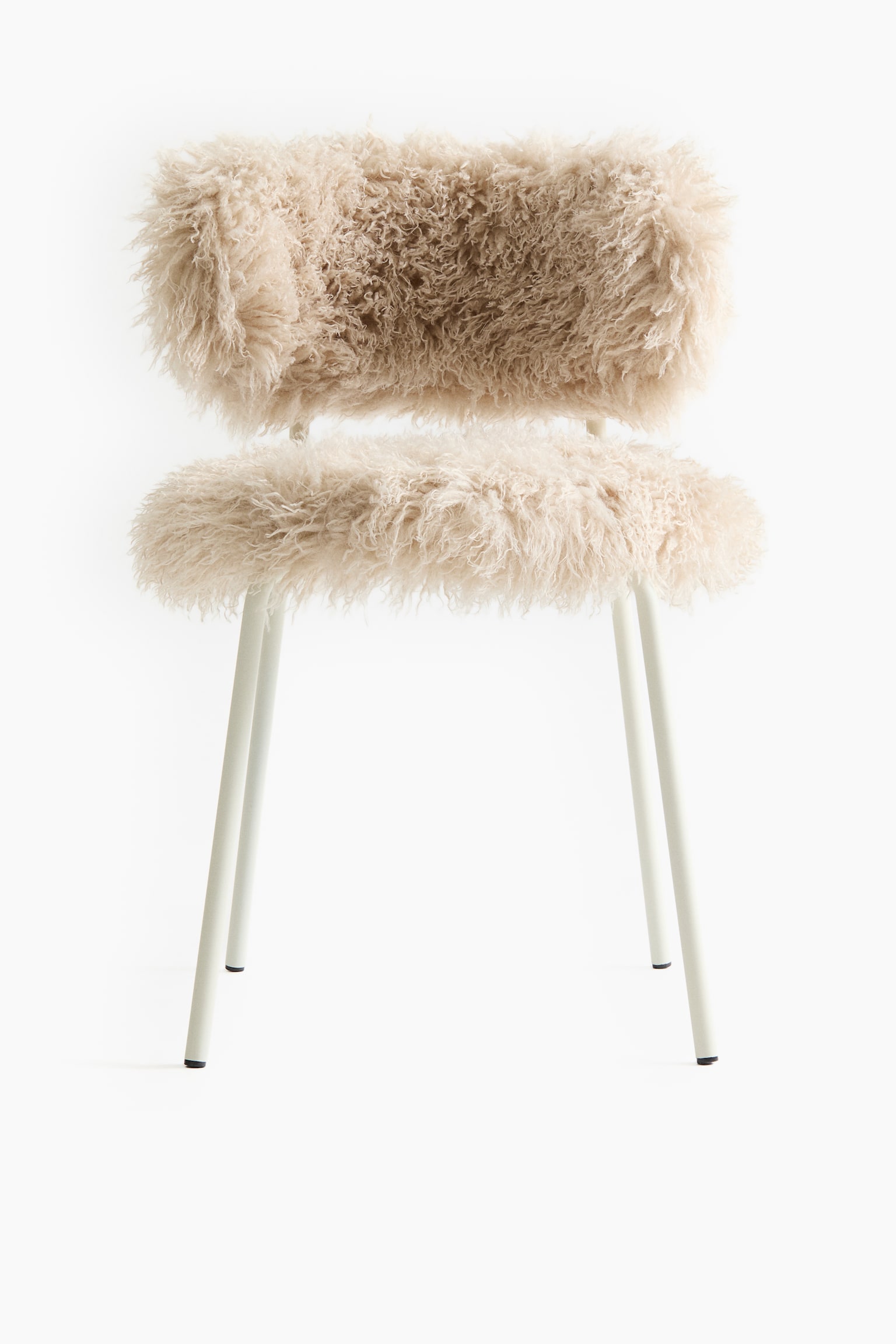 Bolyhos ebédlőszék - Világosbézs/Sötétbézs - 4