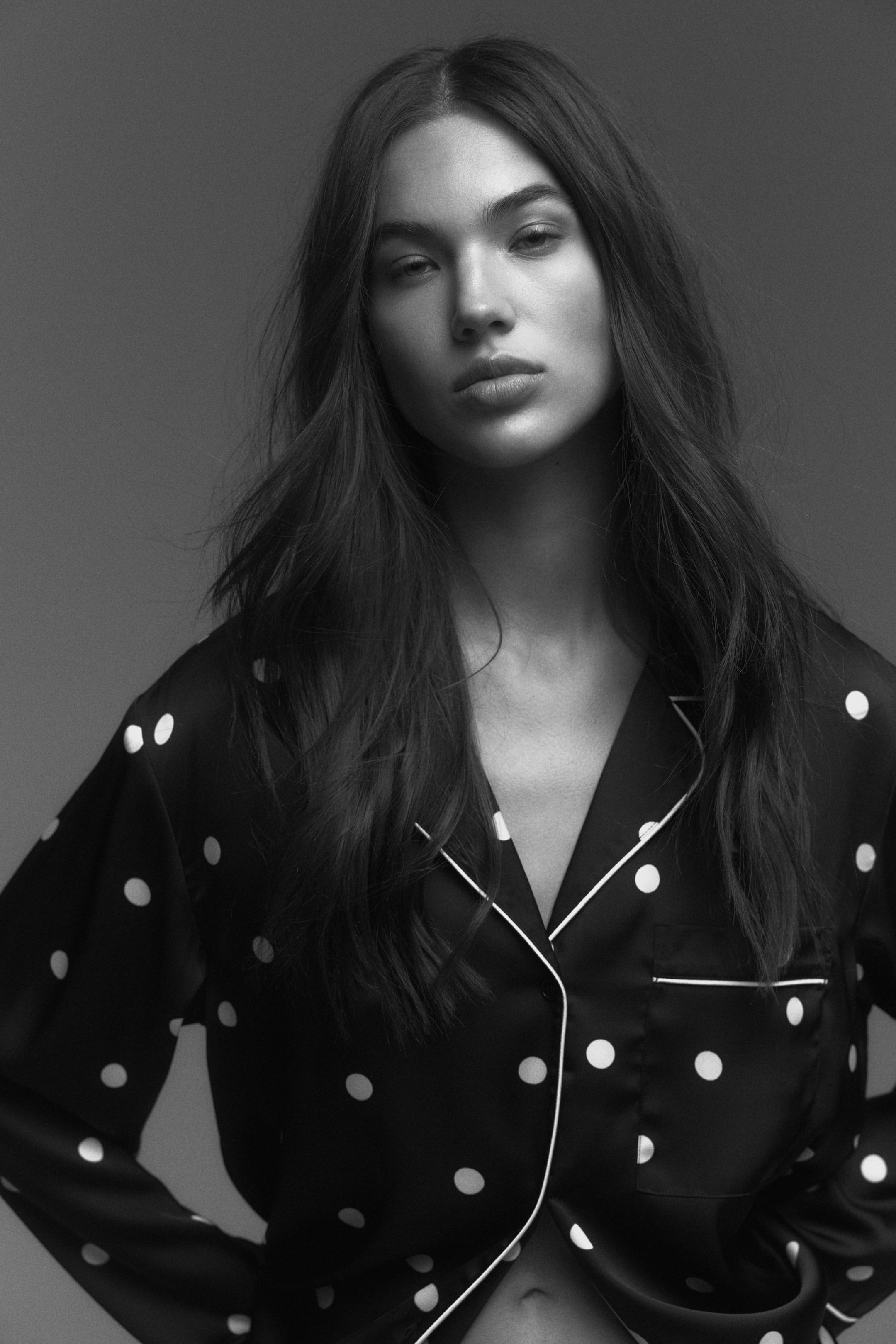 View larger image: Satin pyjamas - Black/Polka dot - Ladies | H&M IN 3