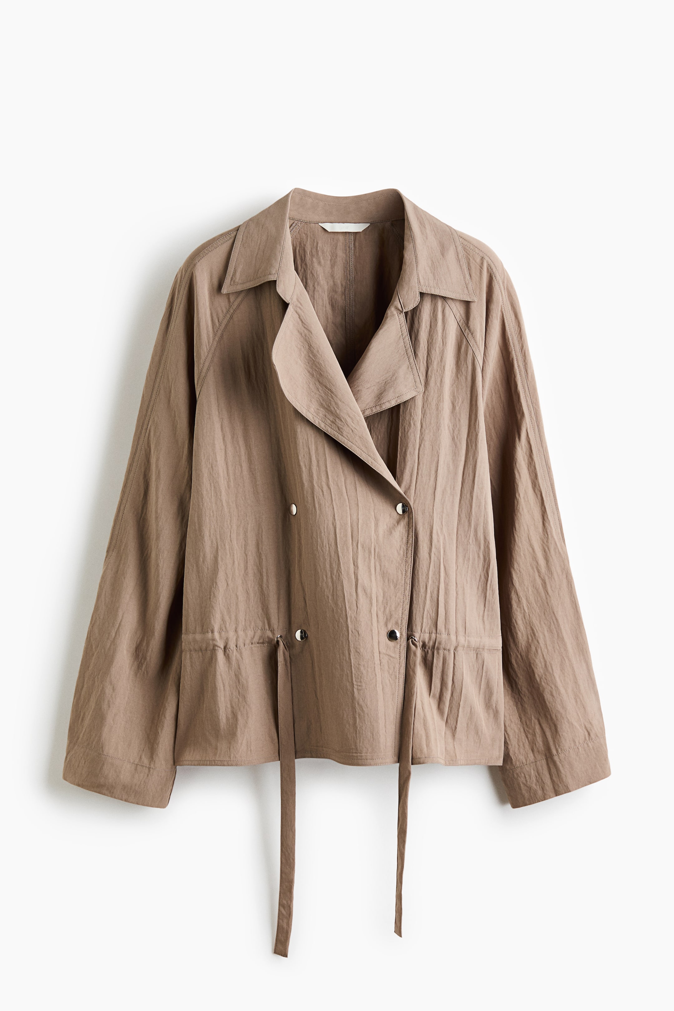 Женские куртки H&M Drawstring-Detail Viscose-Blend Jacket