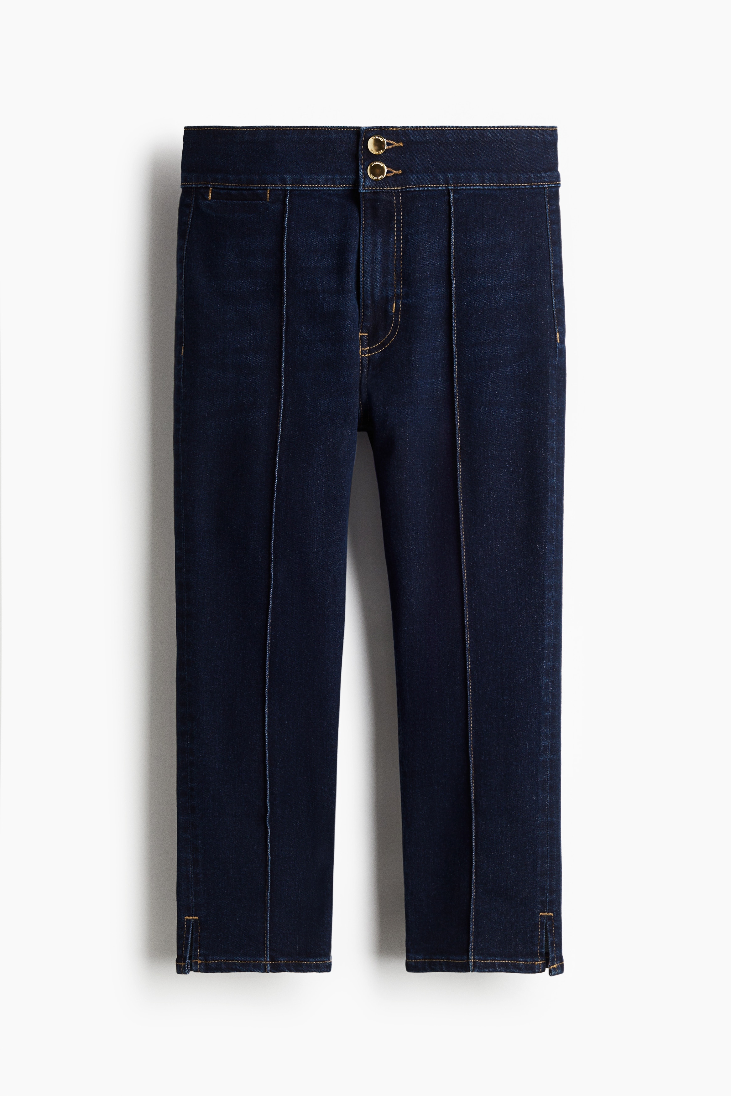 Skinny High Capri Jeans - M?rk denimbl? - DAME | H\u0026M DK
