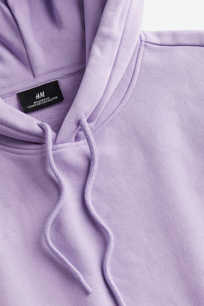 Relaxed Fit Hoodie - Purple/Black/White/Light grey marl/dc/dc/dc/dc/dc/dc/dc/dc/dc/dc/dc/dc/dc - 6