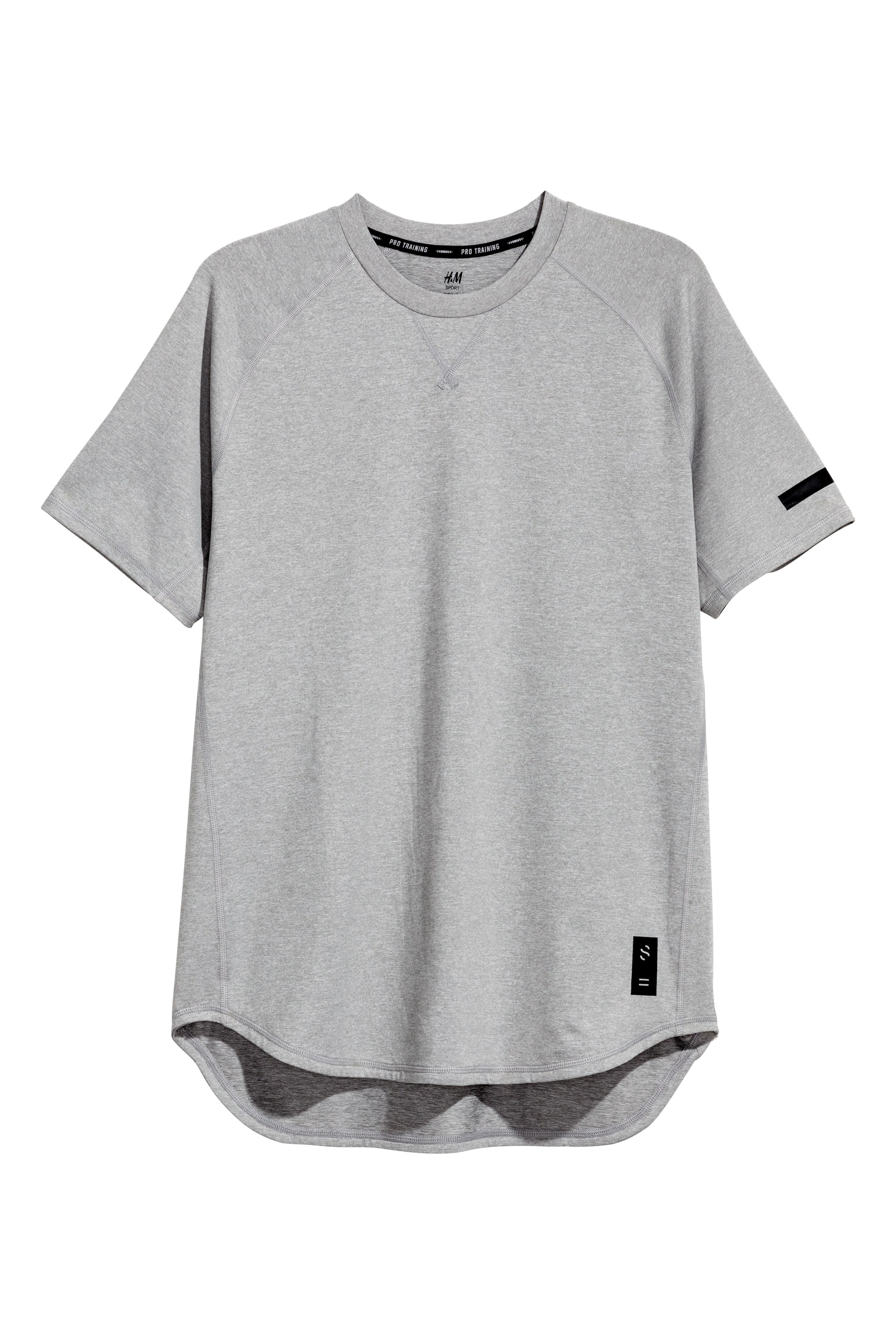 Visa större bild: Träningströja Loose Fit - Grey marl - HERR | H&M FI 1