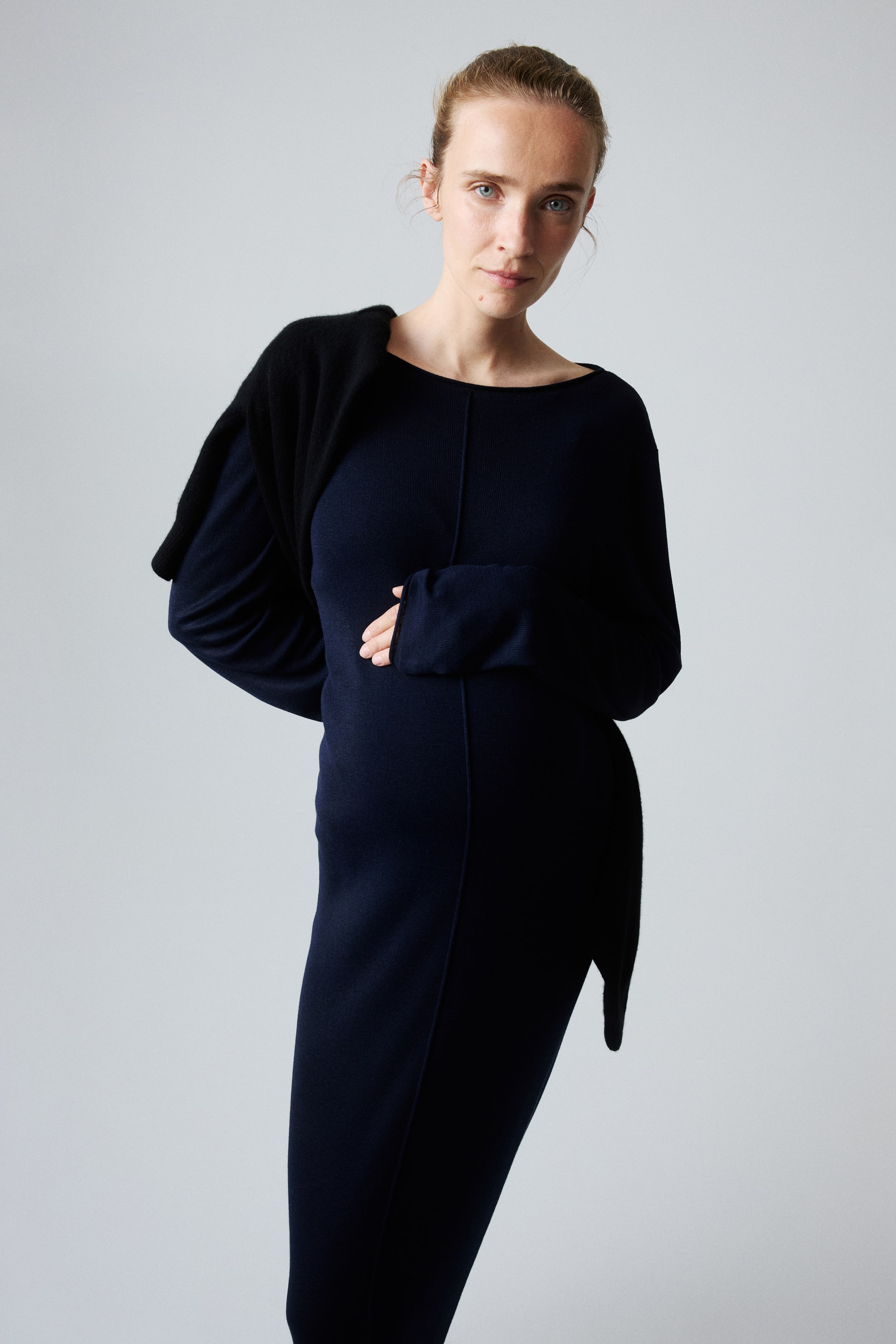 MAMA Fine-Knit Dress
