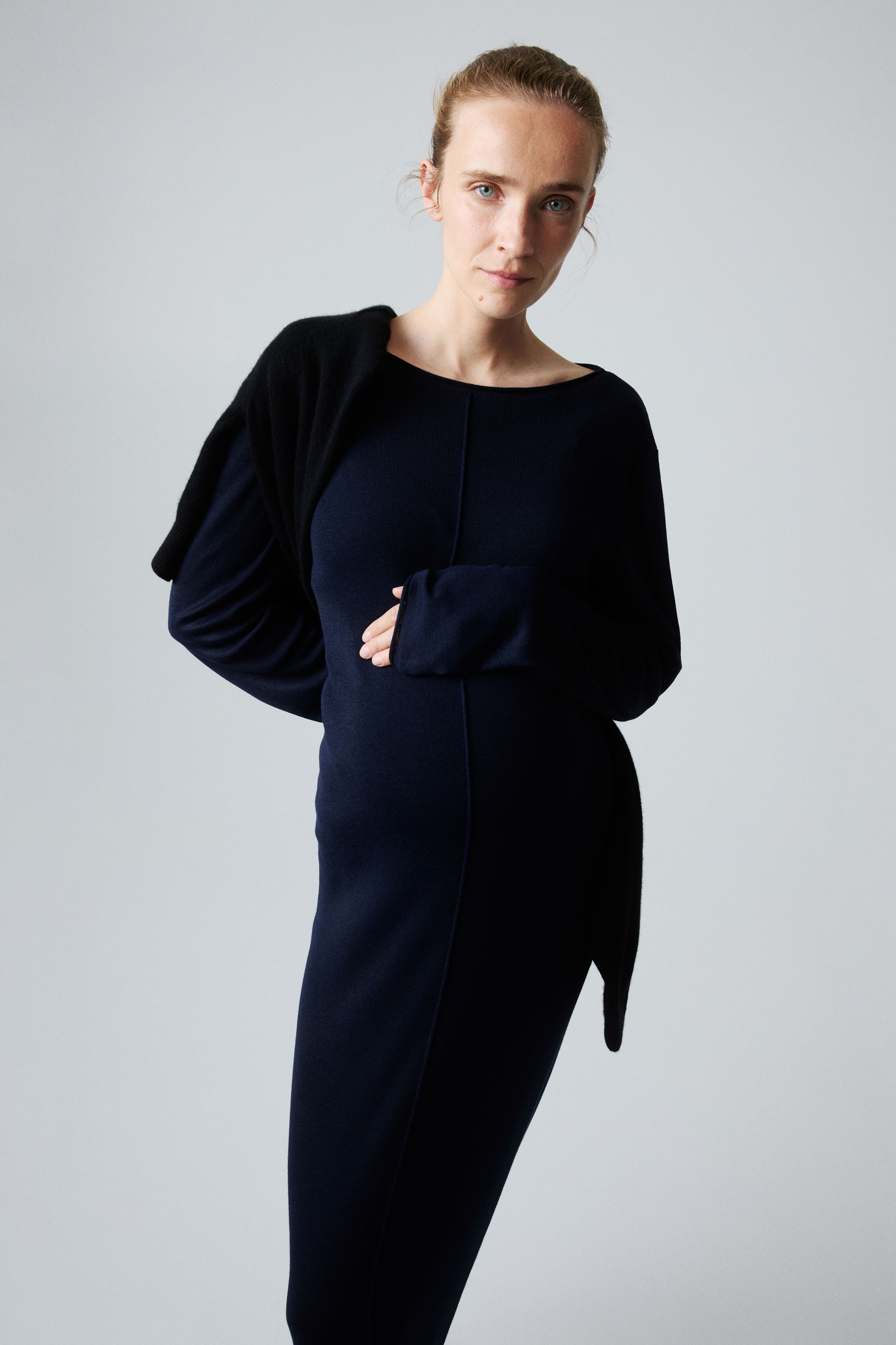 MAMA Fine-Knit Dress