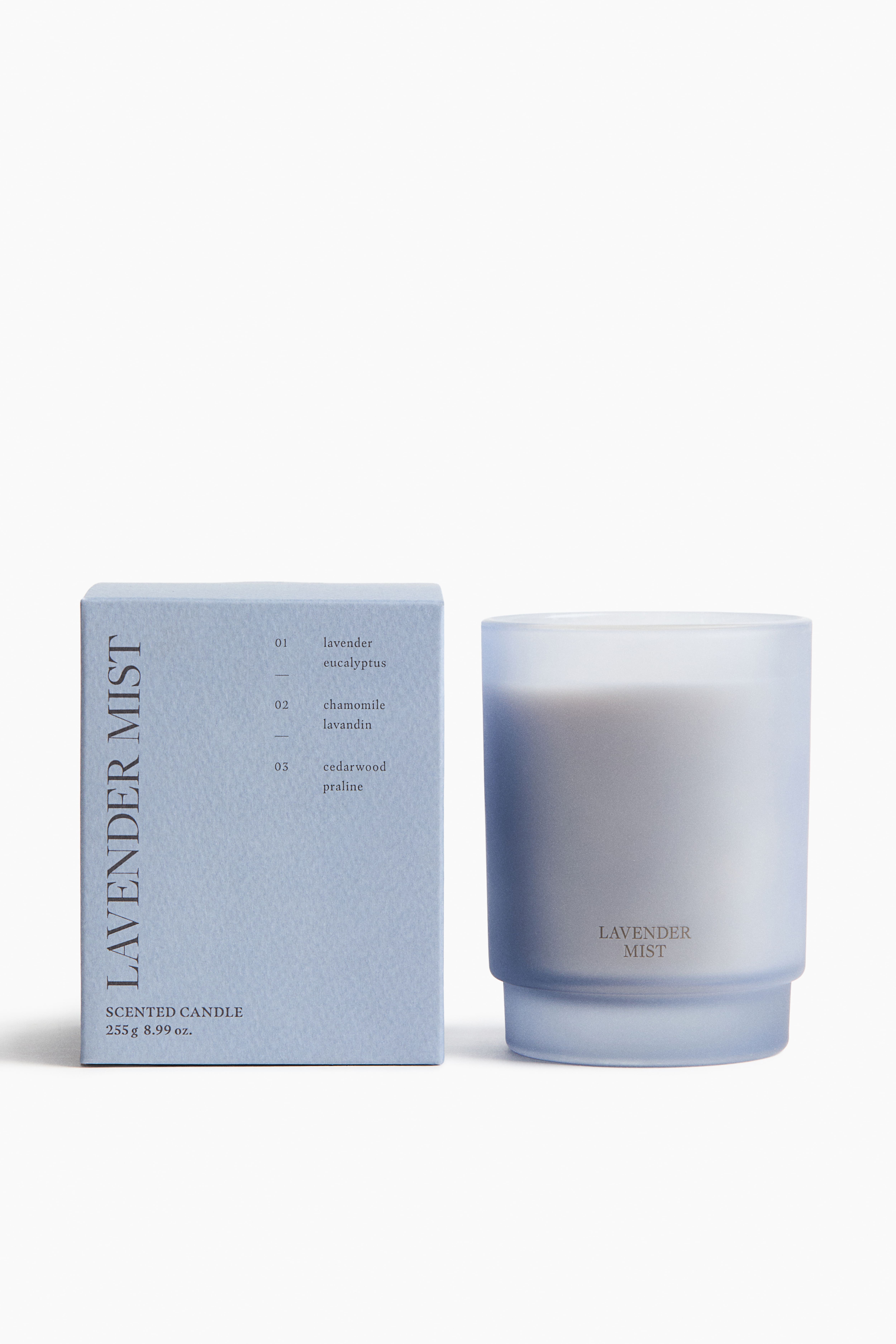 Frosted-Glass Scented Candle