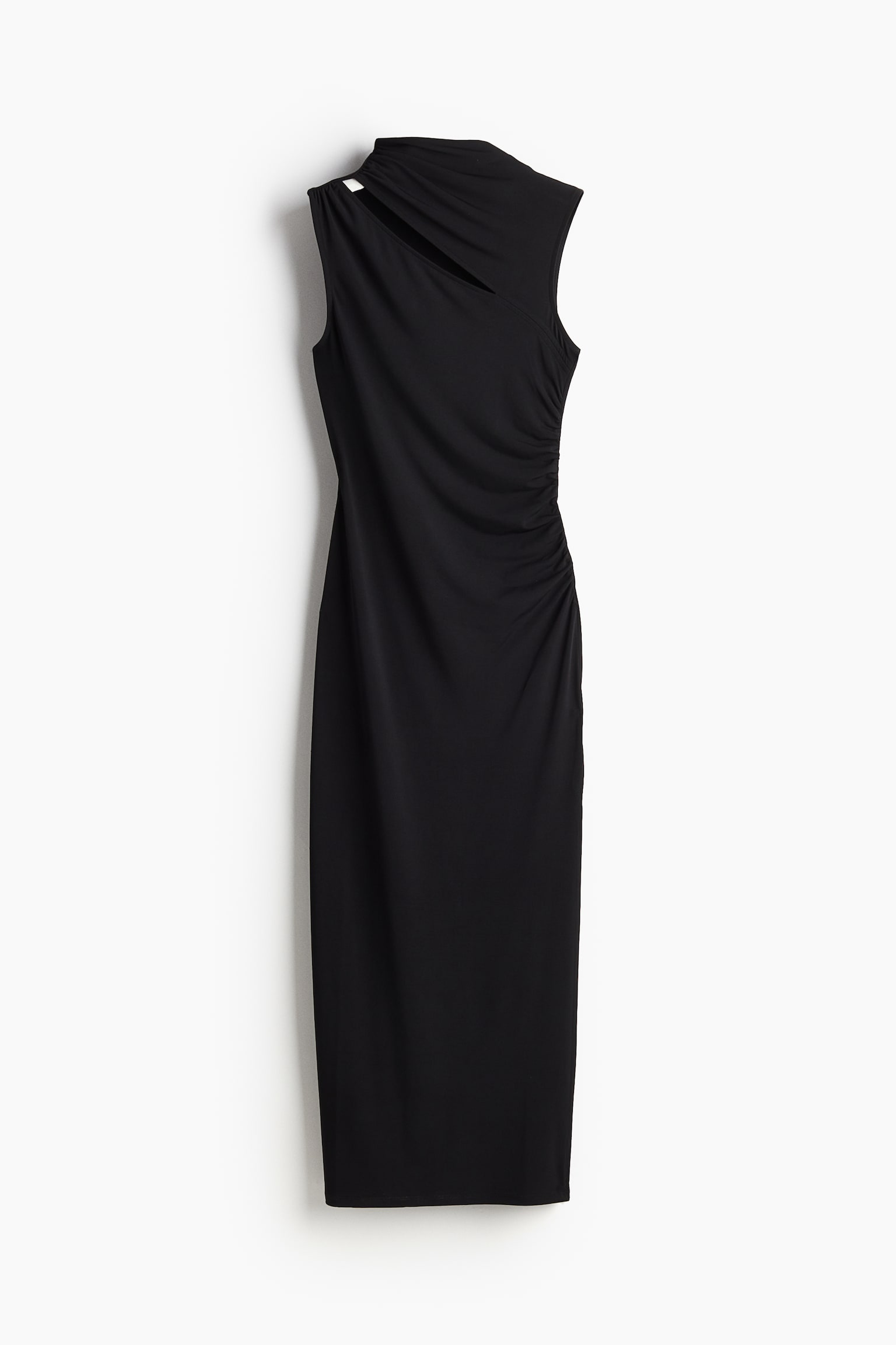 Cut-out bodycon dress - Black - 1