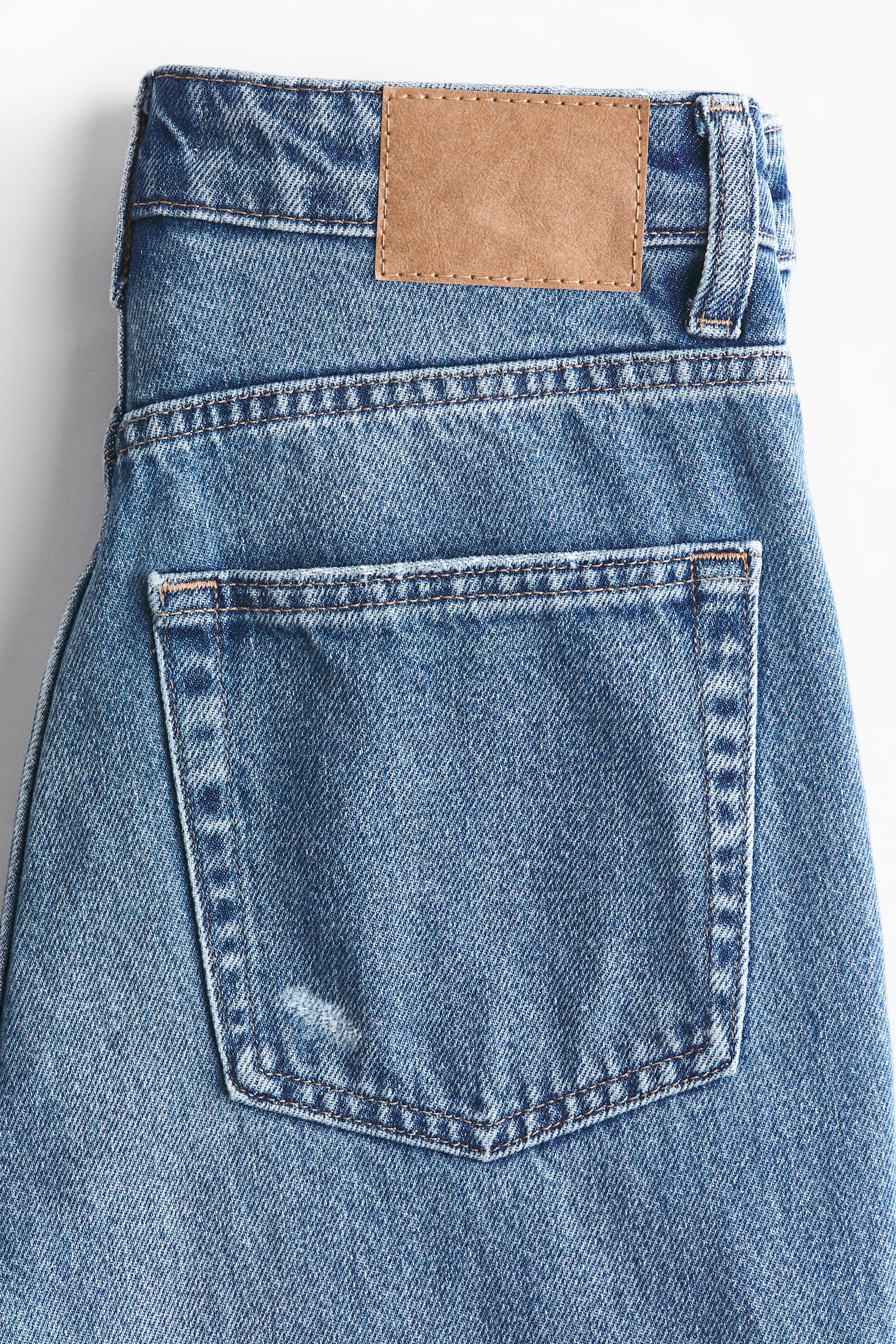 Straight High Waist Ankle Jeans - Denim blue/Denim blue/Washed black/Denim blue/White/Light denim blue/Beige - 4