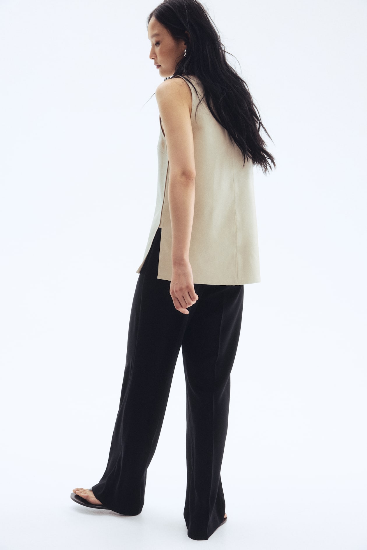 Straight-Leg Creased Pants - image 4