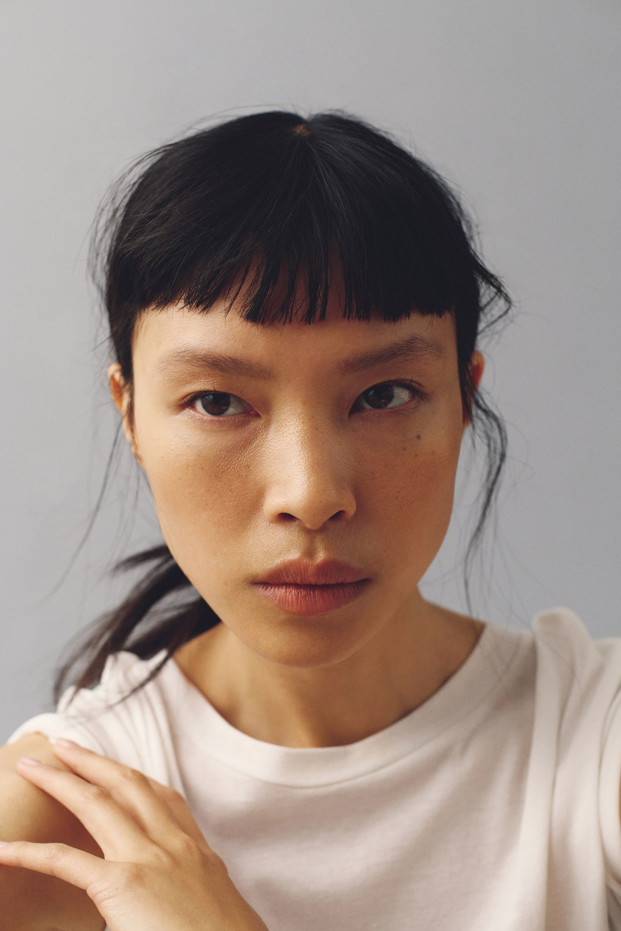 View larger image: Wide High Jeans - Light beige - Ladies | H&M SG 4