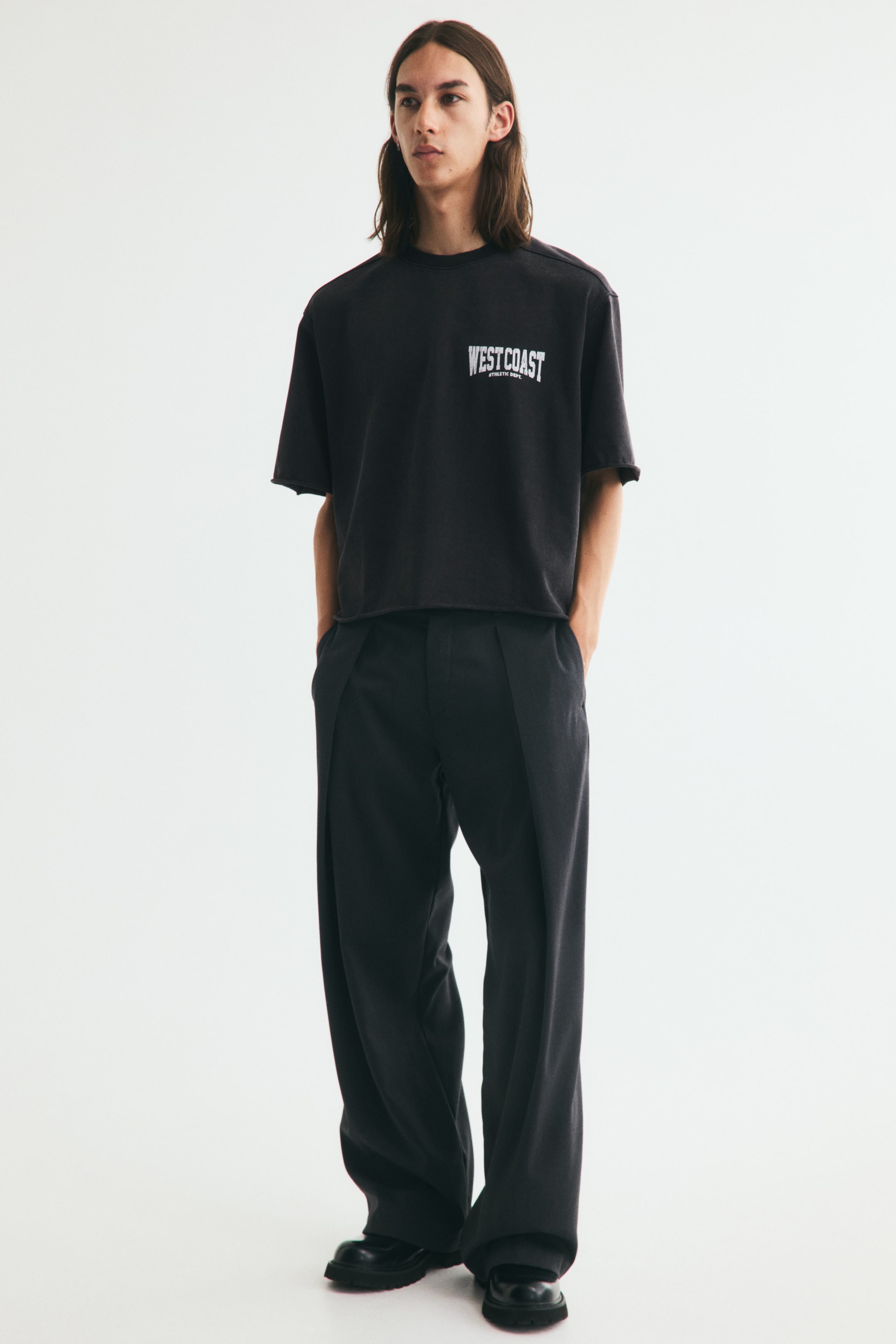 Oversized Printed Cotton T-Shirt