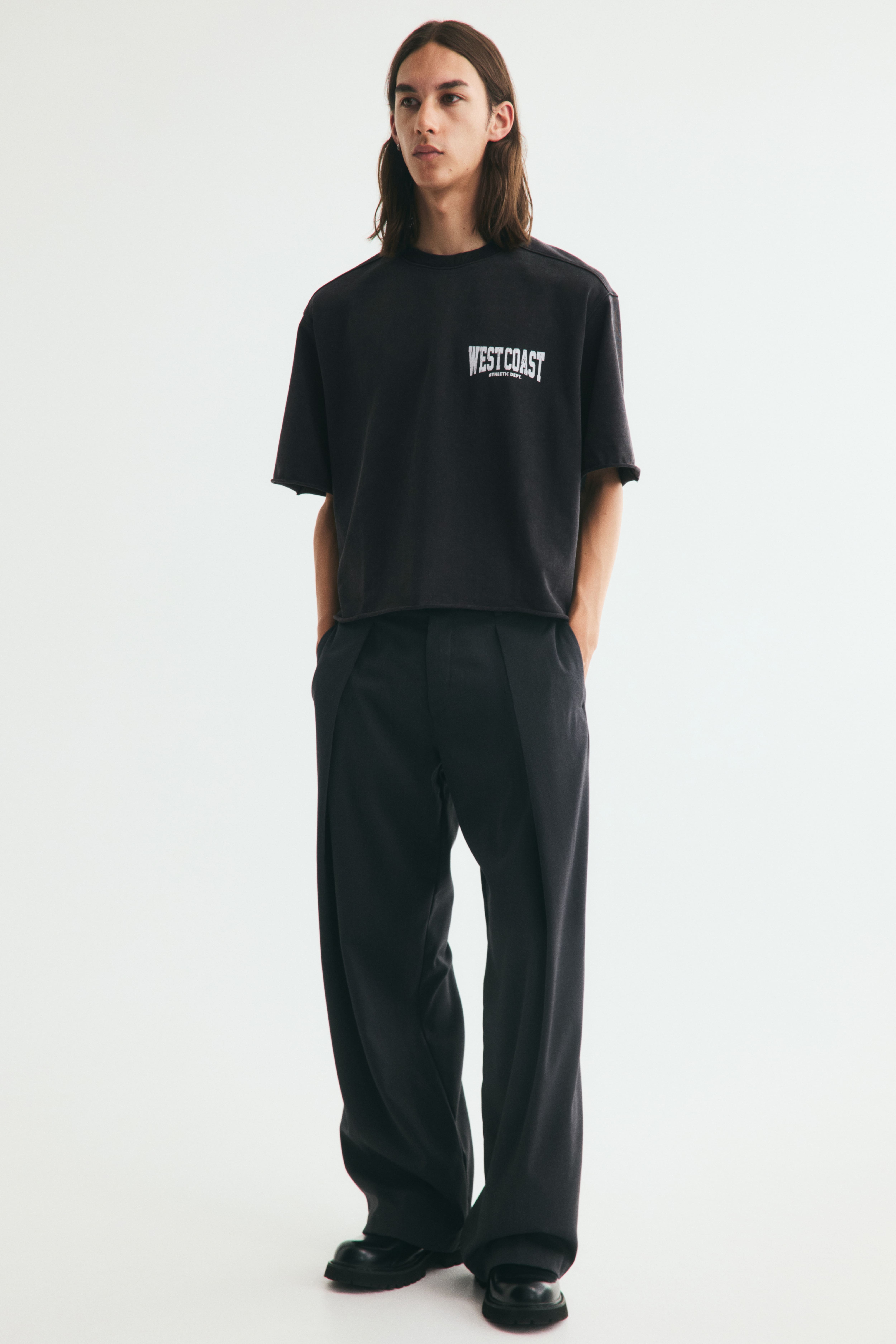 Oversized Printed Cotton T-Shirt