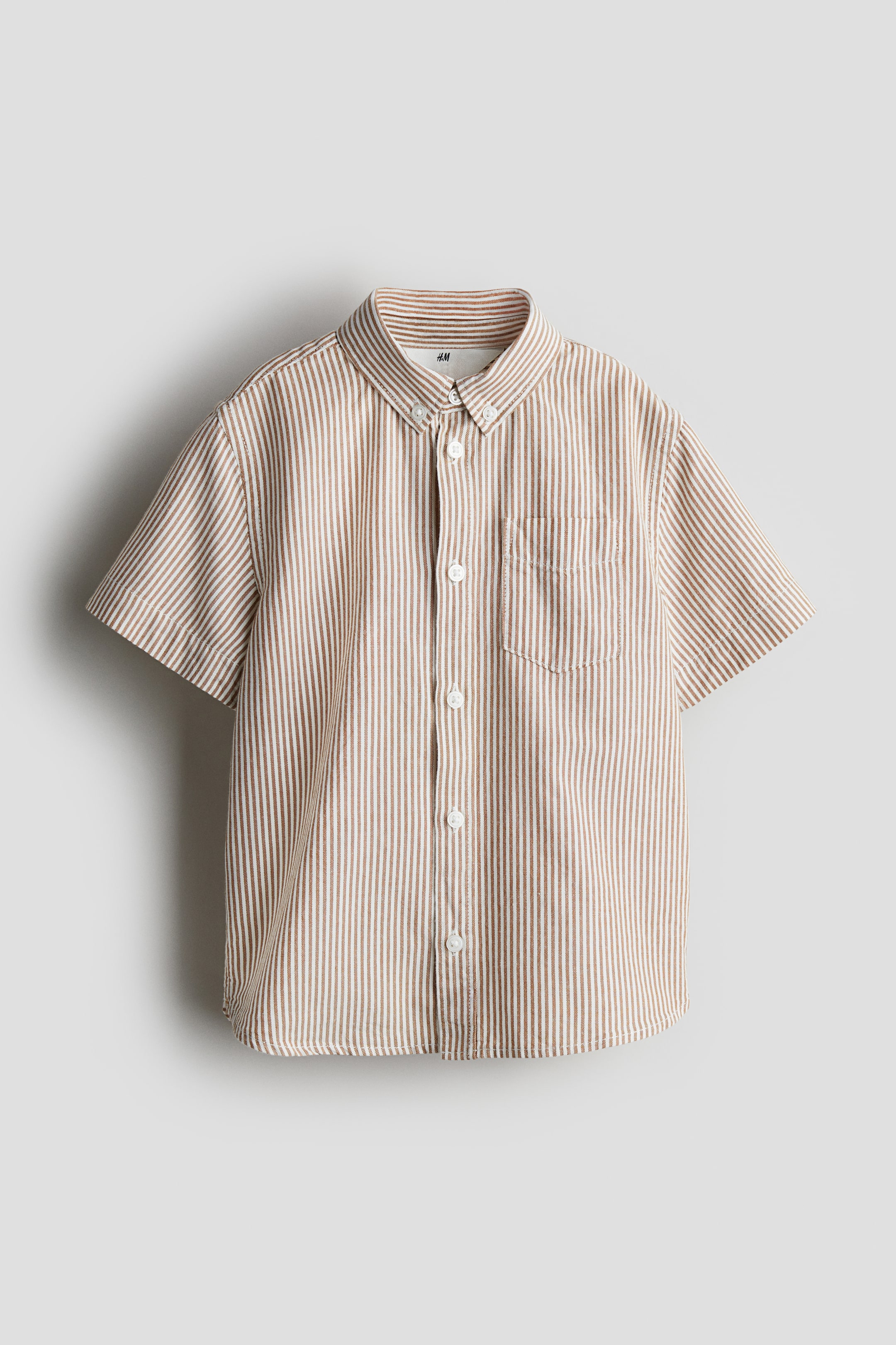 Short-Sleeved Oxford Shirt