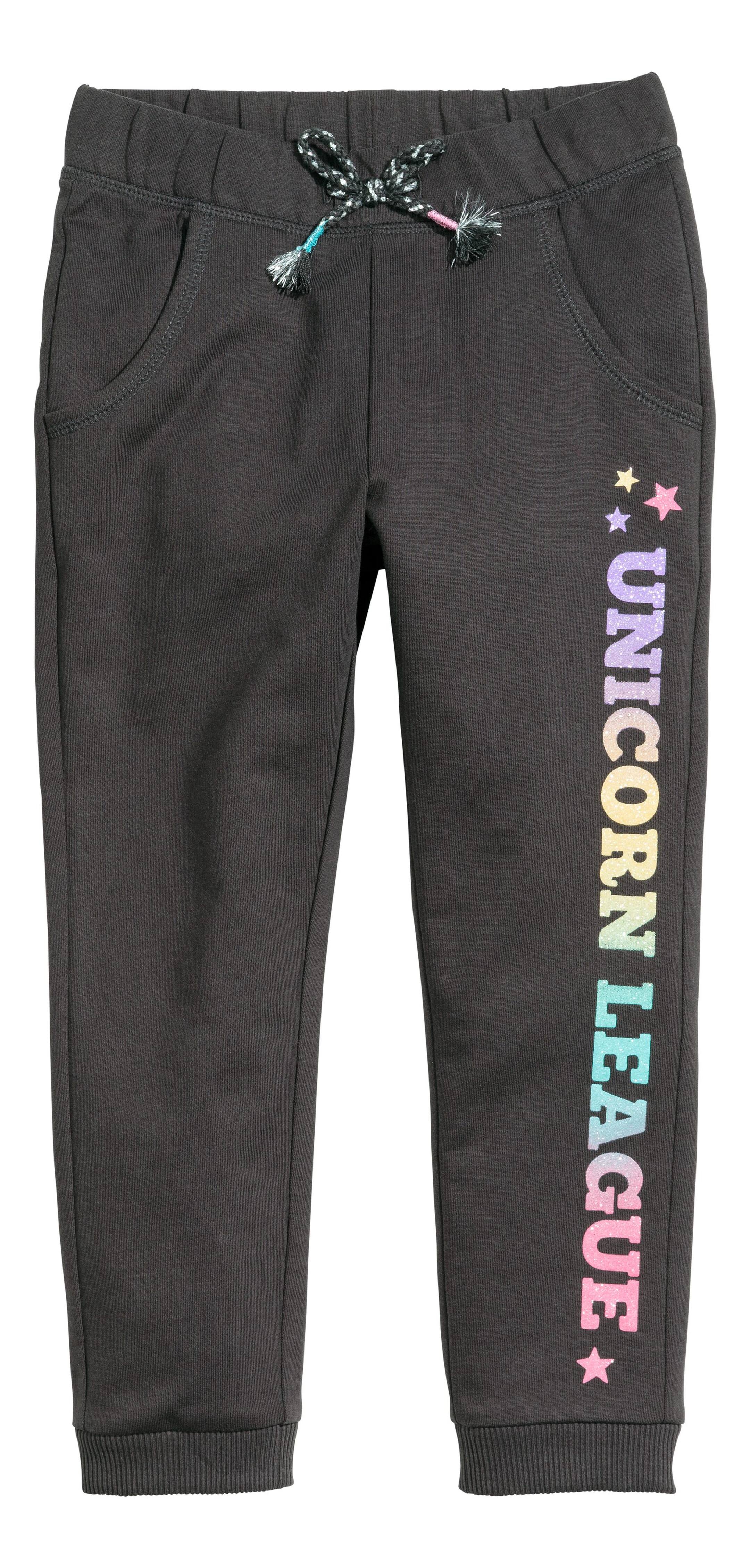 View larger image: Sweatpants - Black/Text print - Kids | H&M GB 1