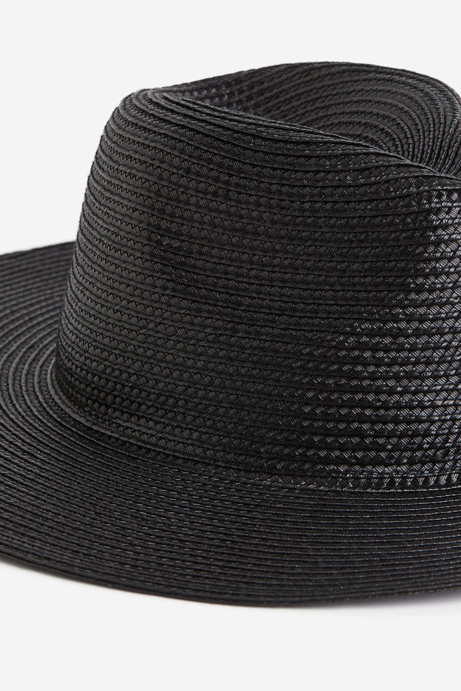 Straw hat - Black/Beige - 3