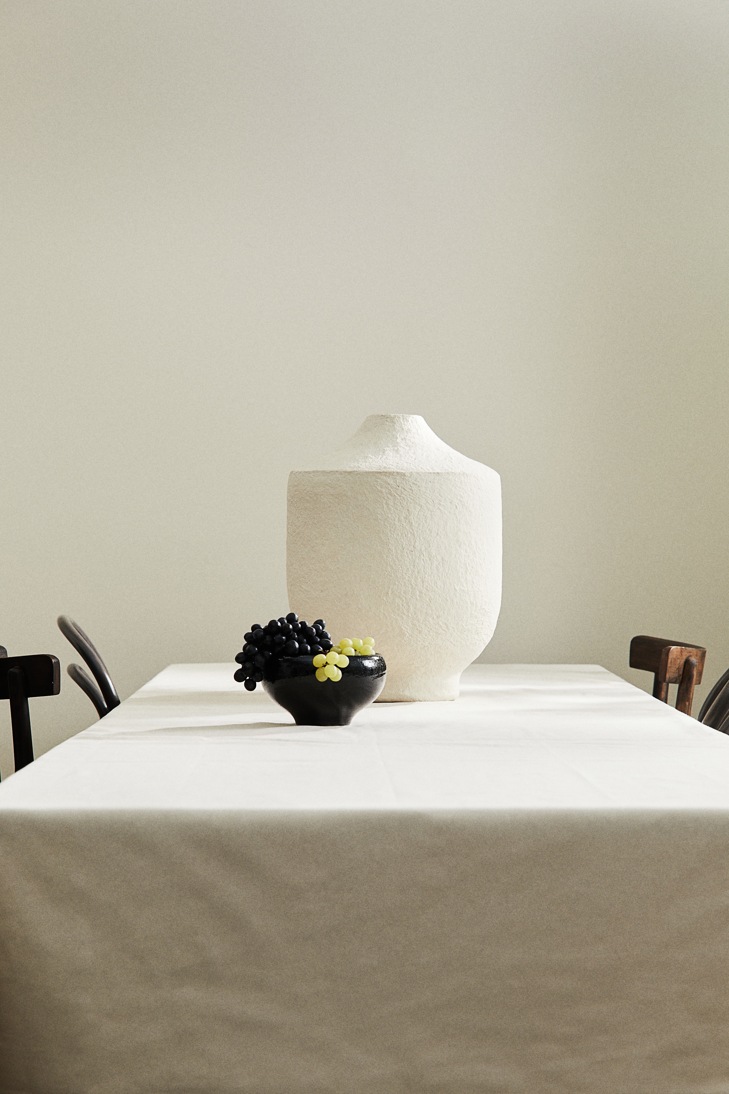 Water-repellent cotton tablecloth - Light beige