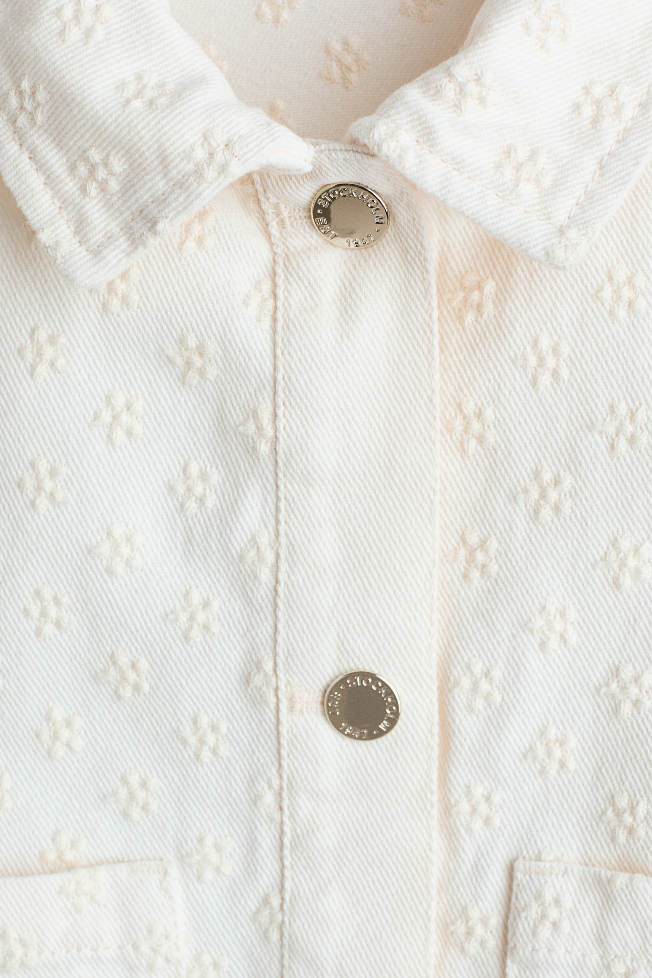 Детские куртки H&M Embroidered Twill Jacket — фото 2