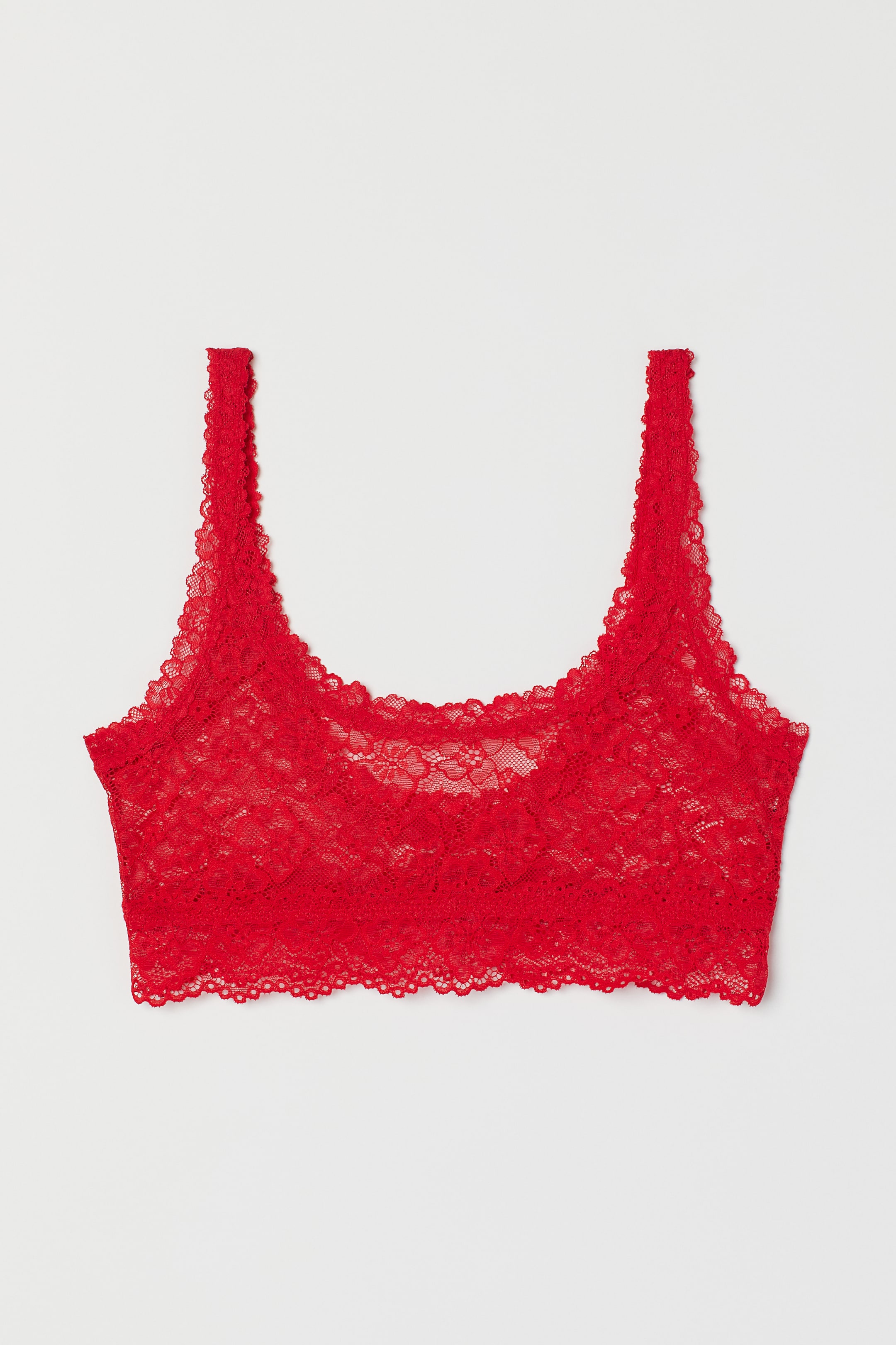 Unpadded Lace Bra Top