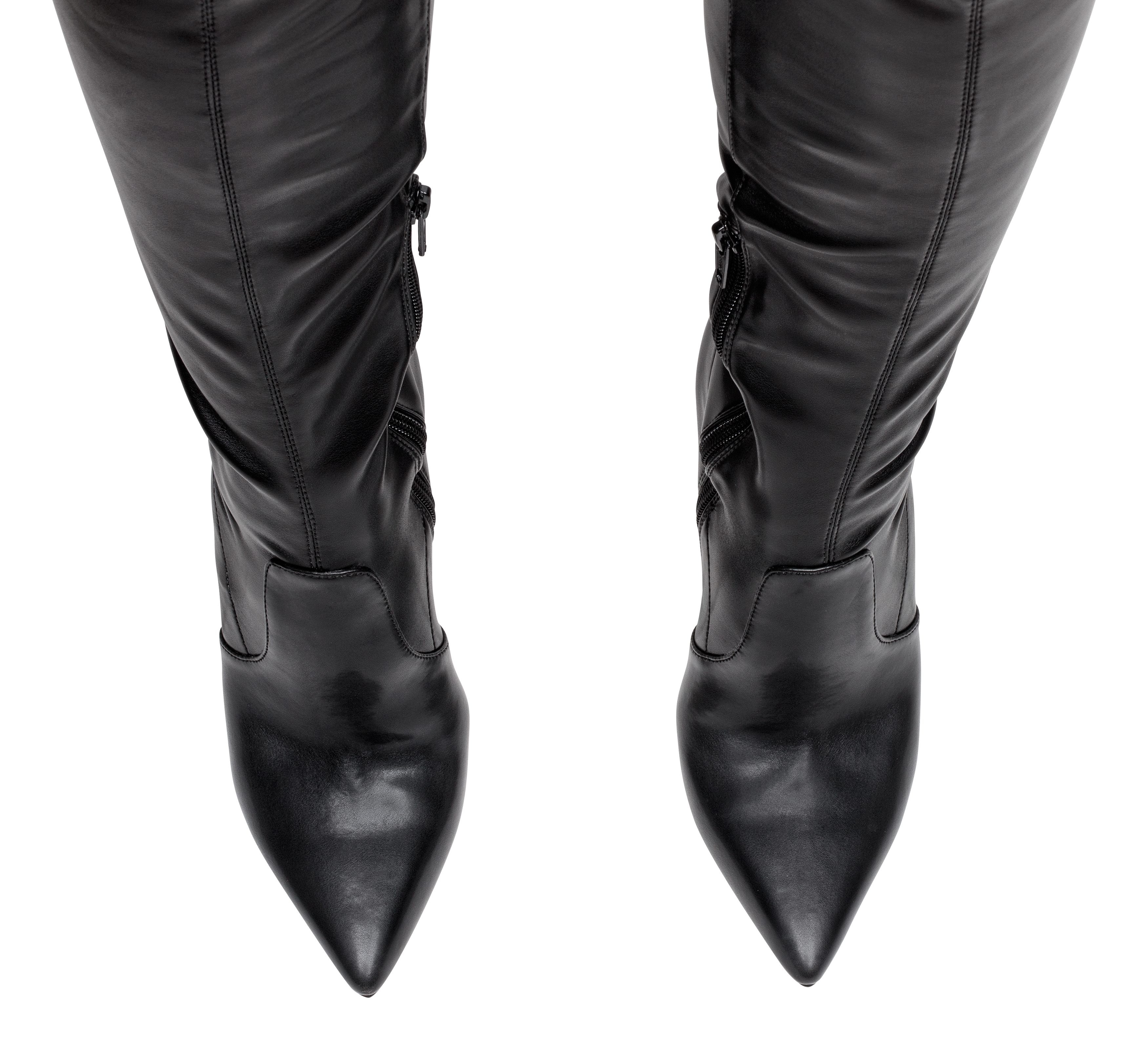 サイハイブーツ - ブラック - レディース | H&M JP