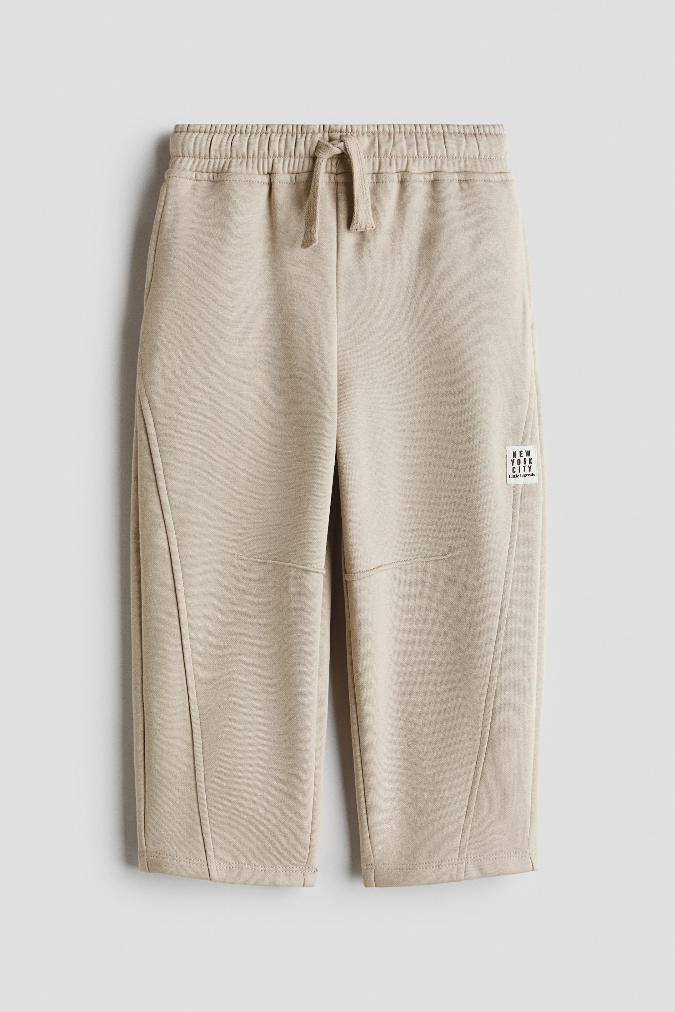 Переглянути збільшене зображення: Barrel-leg joggers - Світлий коричнево-сірий - Kids | H&M UA 1