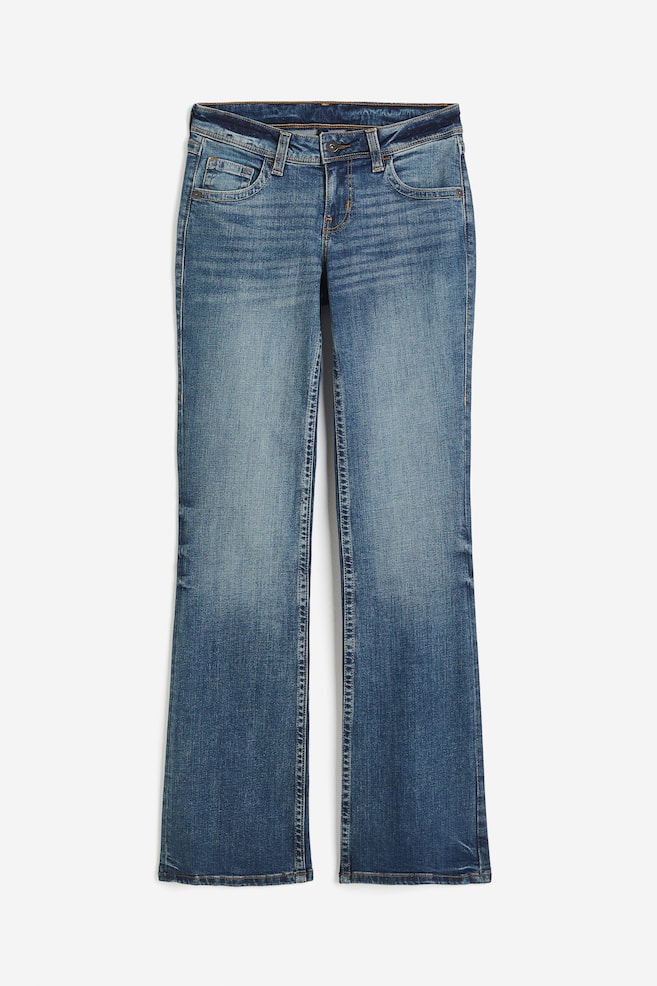 Flared Low Jeans - Dunkles Denimblau/Dunkles Denimblau/Dunkles Denimblau/Braun/Washed out/Denimblau - 2