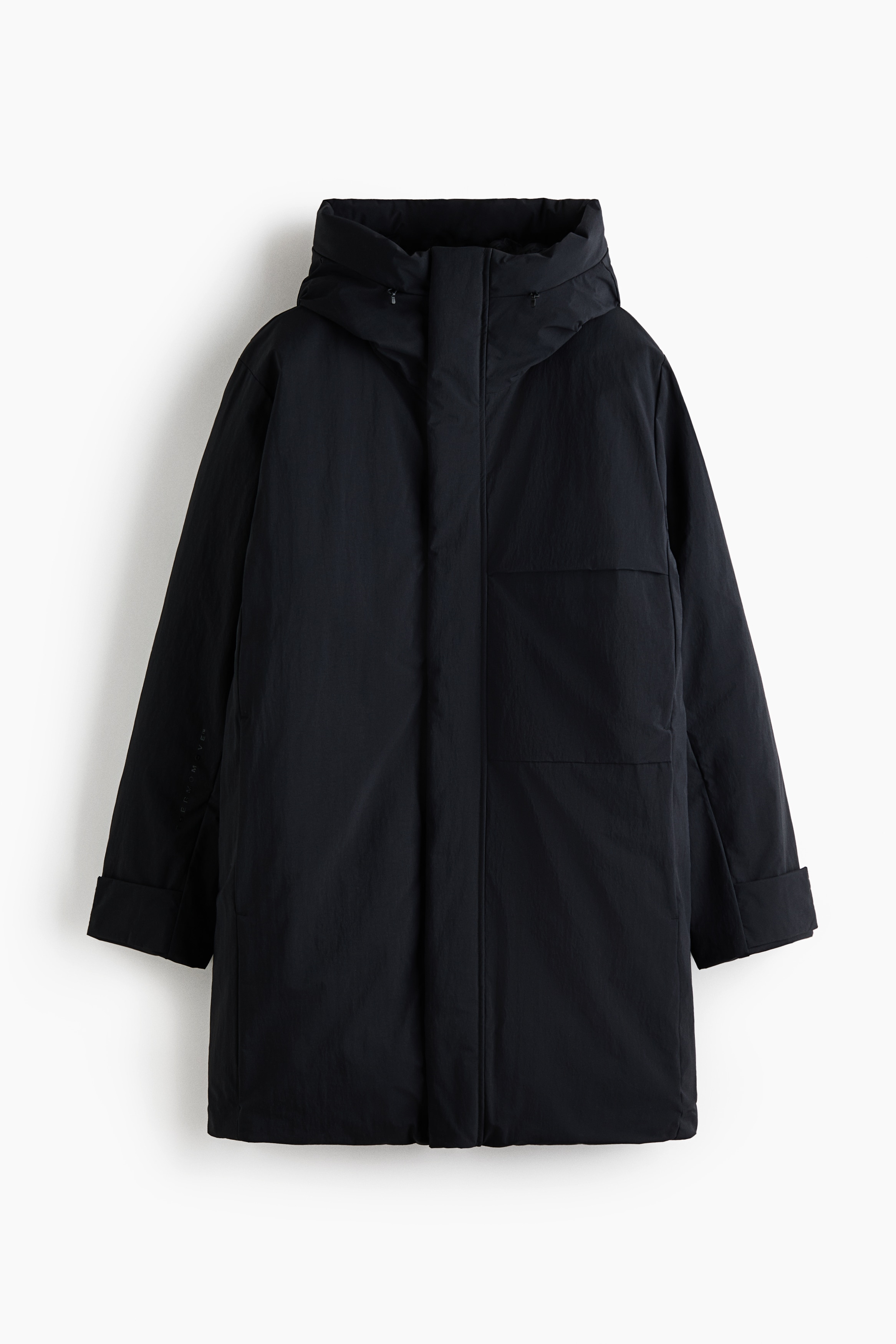 Padded parka with ThermoMove™ - Black