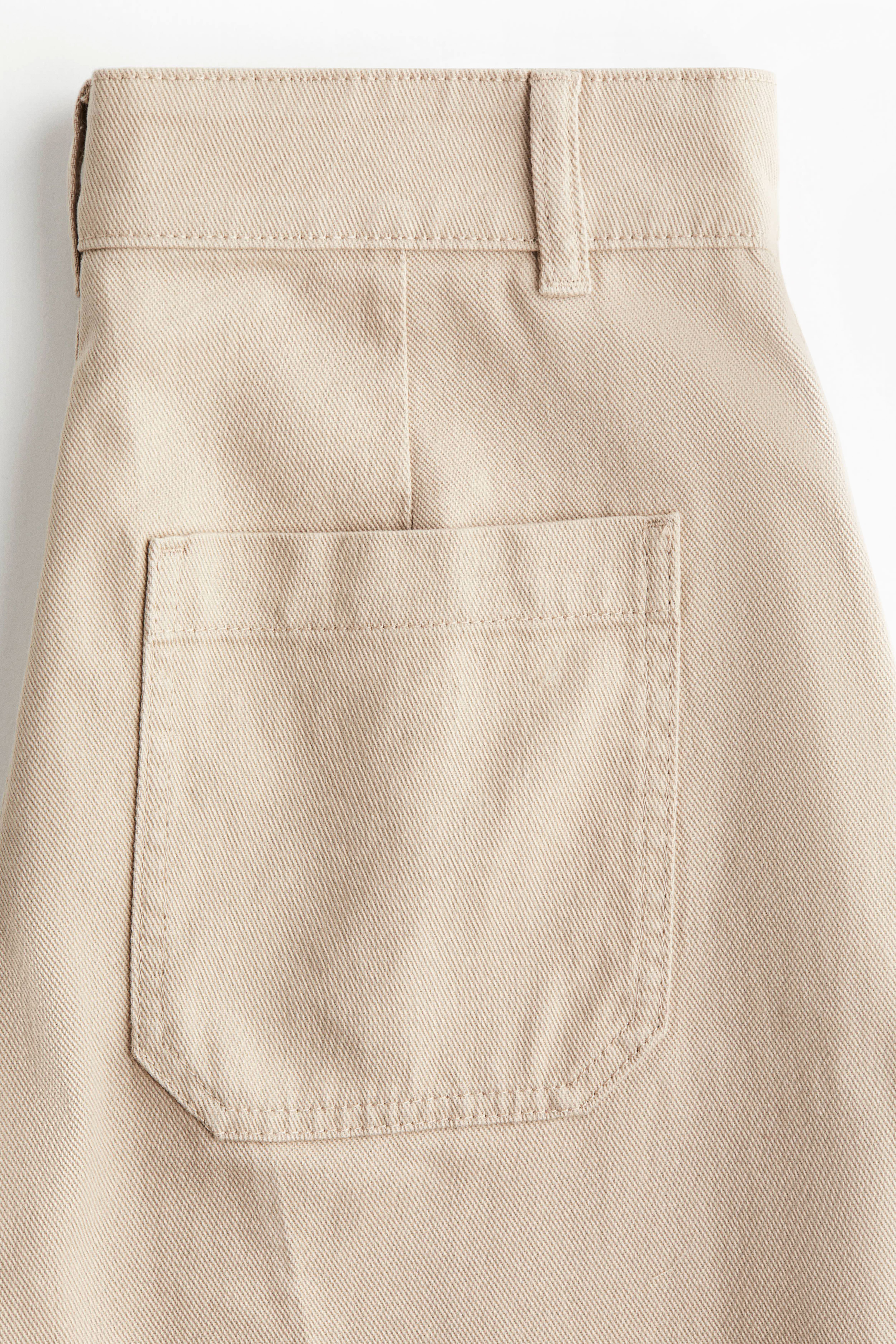 Pantalon large en sergé