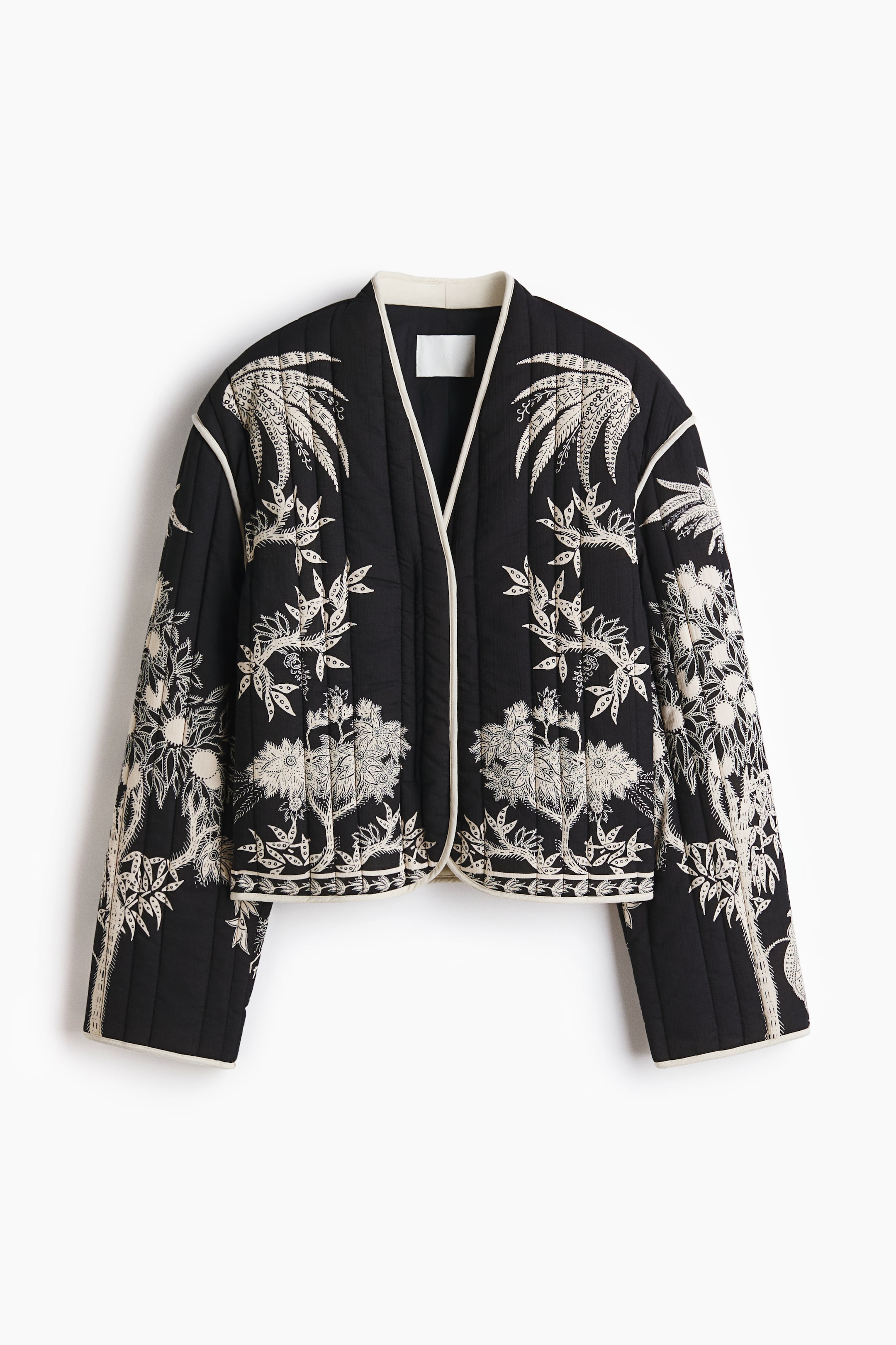 Ampliar la imagen: Saco guateado - Negro/Diseño - Ladies | H&M MX 5