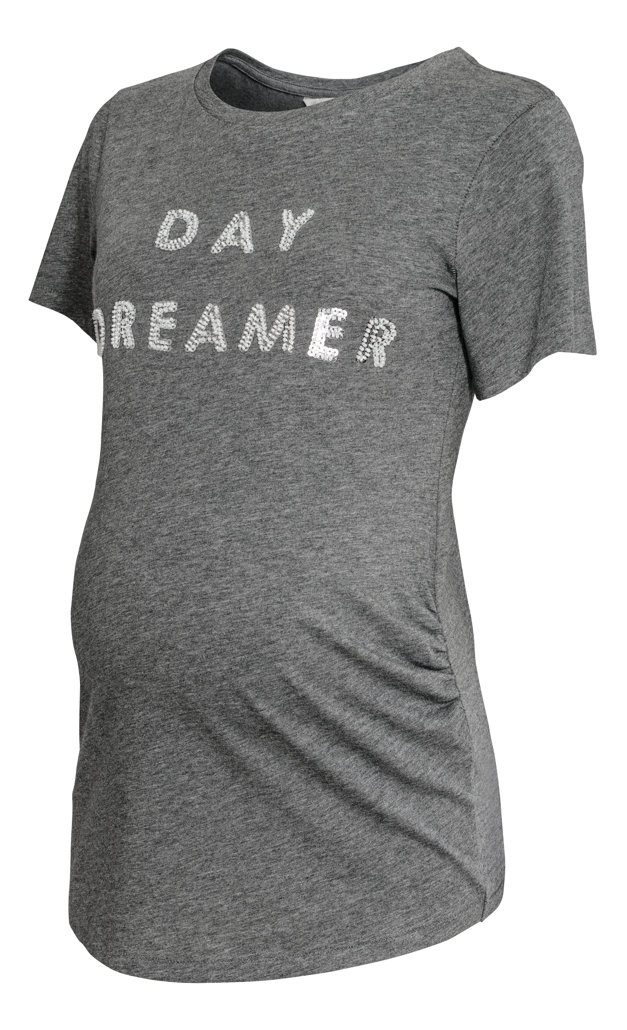 MAMA デザインTシャツ - ダークグレー／Daydreamer - レディース | H&M JP