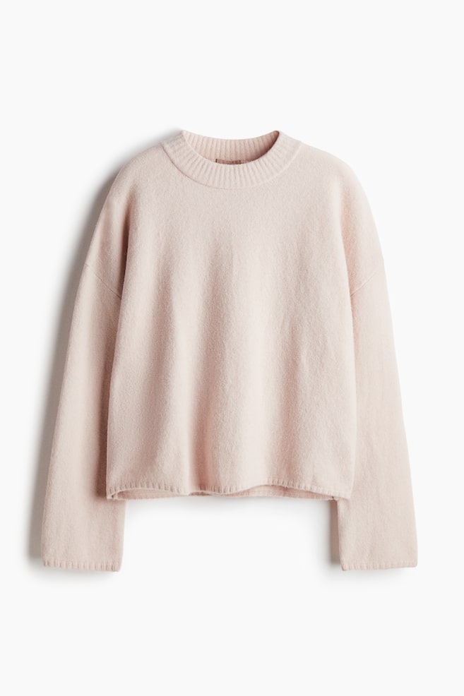 Pullover - Rosa cipria/Grigio mélange/Beige mélange - 1