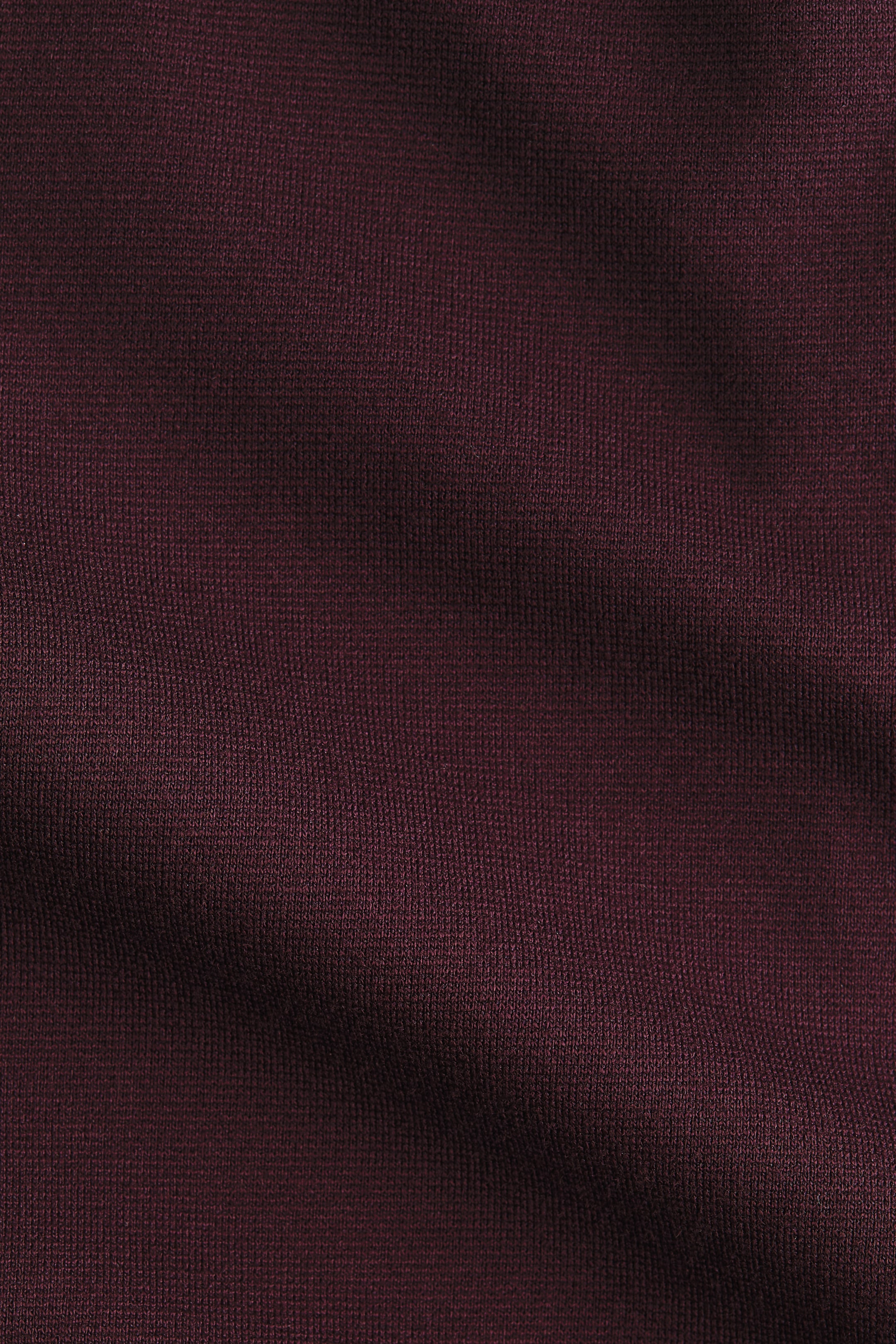 Ampliar la imagen: Flared-skirt Ponte di Roma dress - Rojo ciruela - Ladies | H&M MX 6