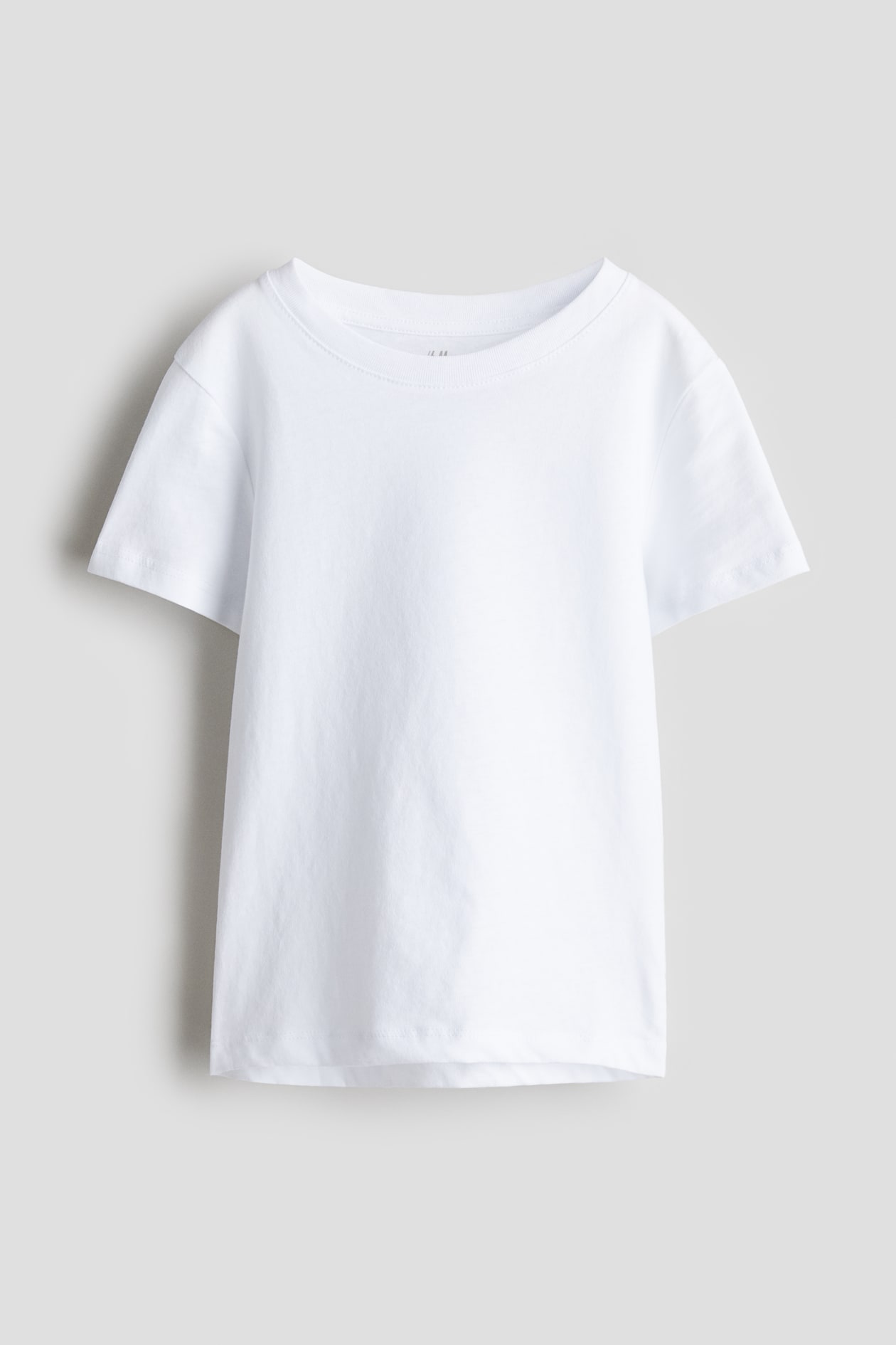Cotton T-shirt White Kids H&M MY