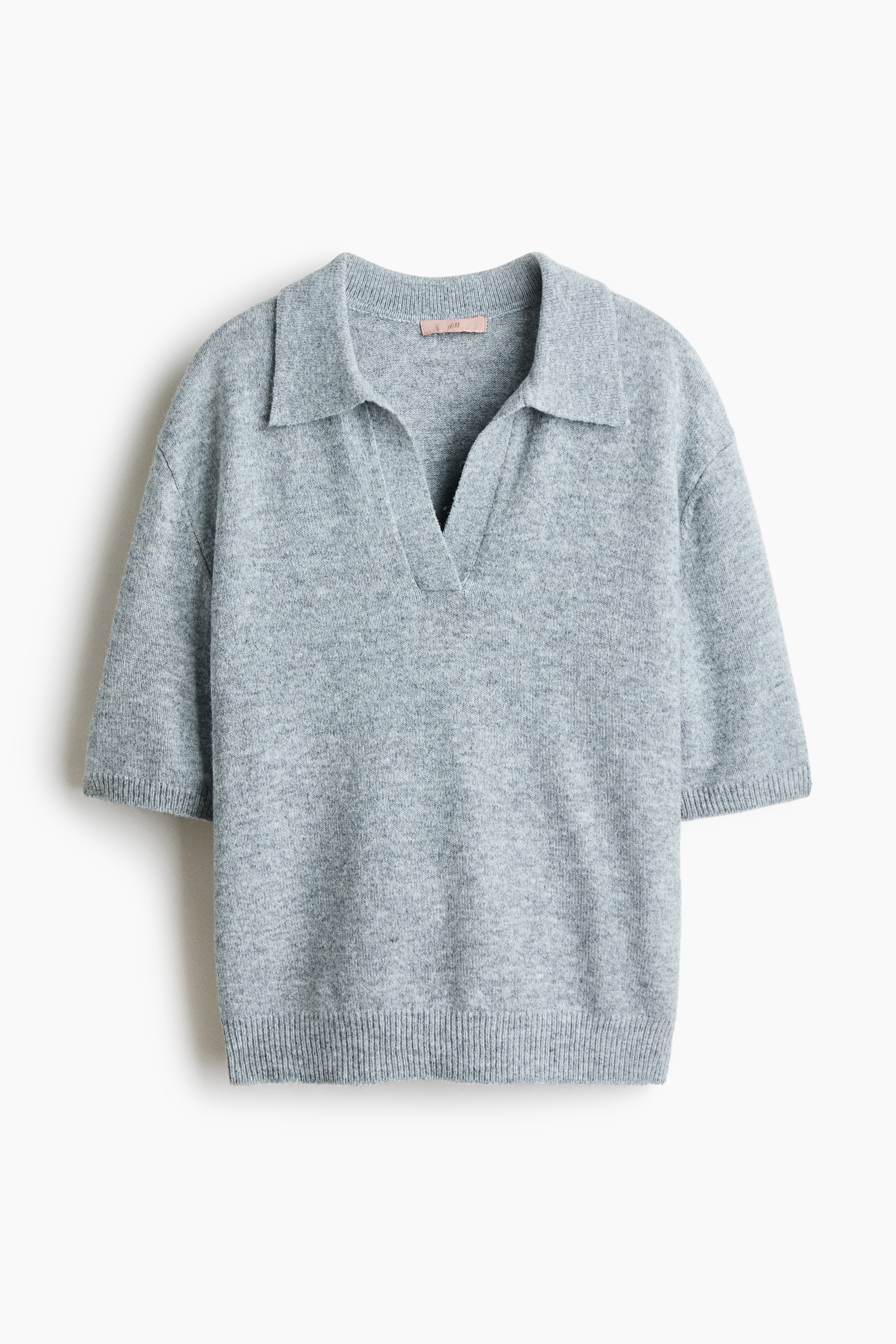 Poloshirt med korte ærmer - Gråmeleret