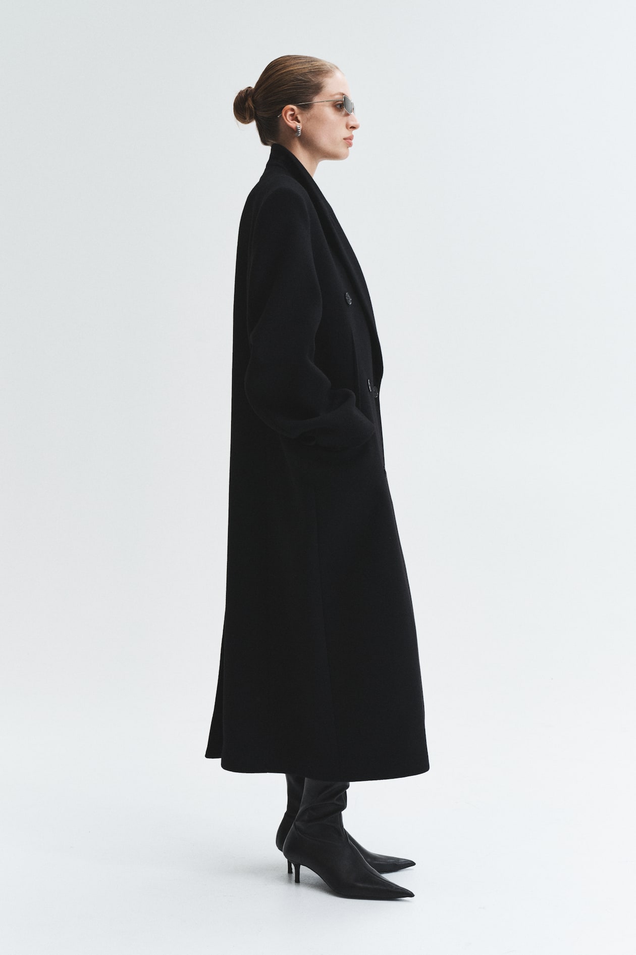 Long Wool Coat - image 5