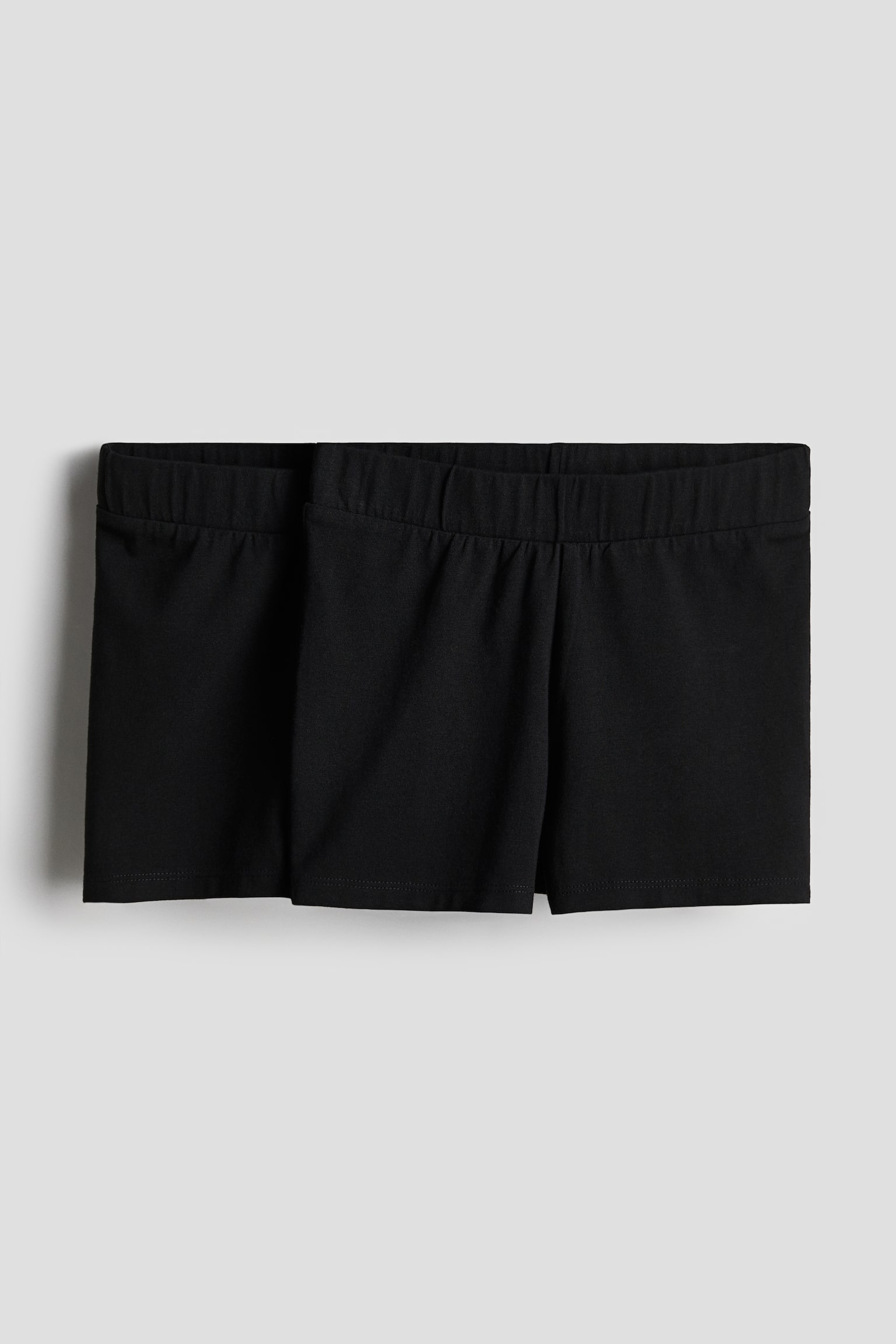 2-pack Jersey Bike Shorts - Black - 1