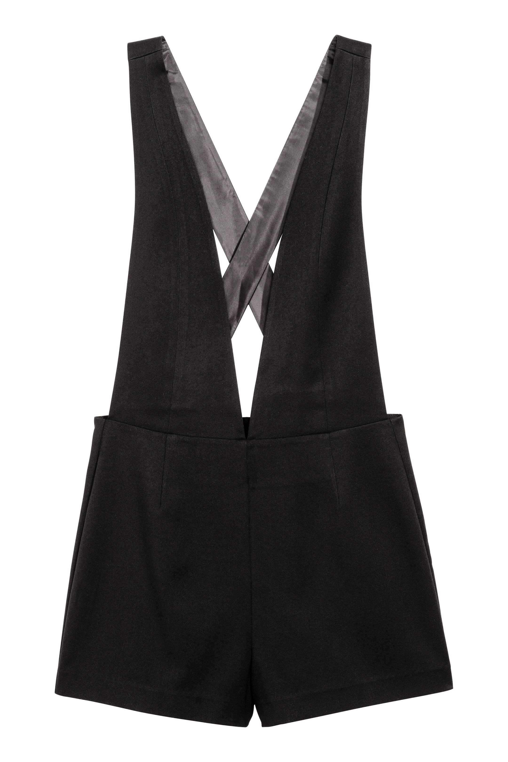 View larger image: Pinafore shorts - Black - Ladies | H&M GB 1