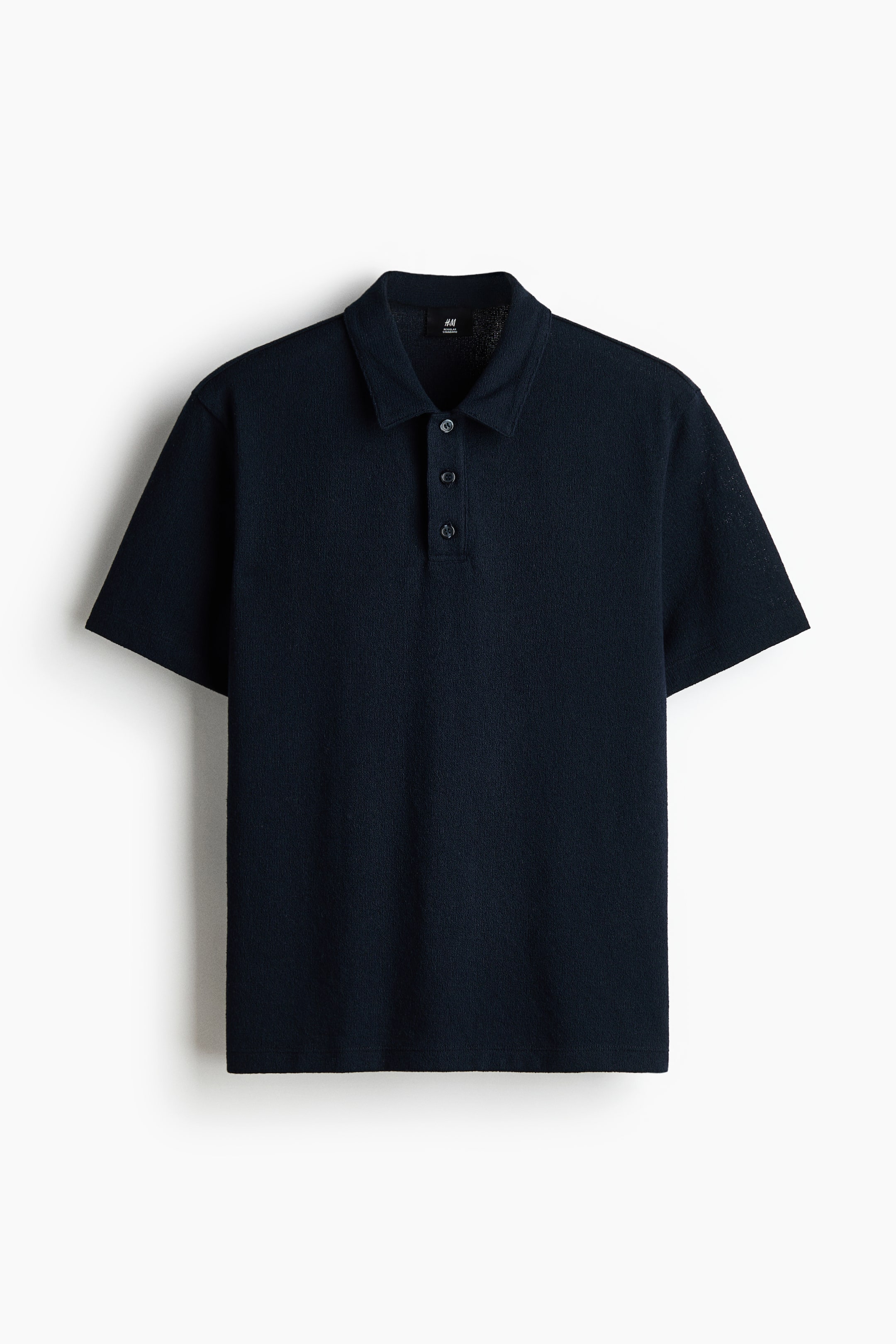 View larger image: Regular Fit Polo shirt - Dark blue - Men | H&M US 6