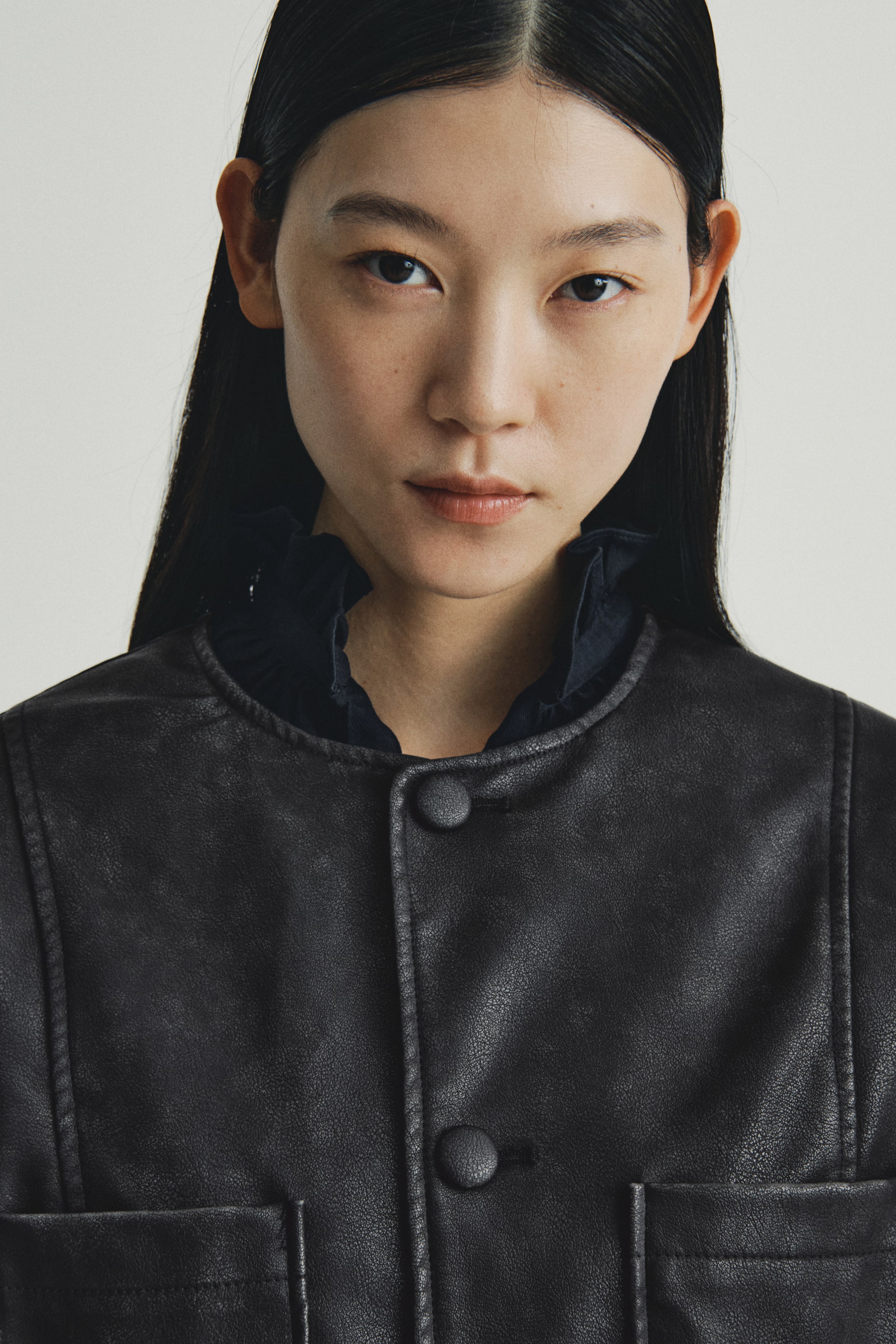 拡大画像を表示: コーティングジャケット - ブラック - レディース | H&M JP 4