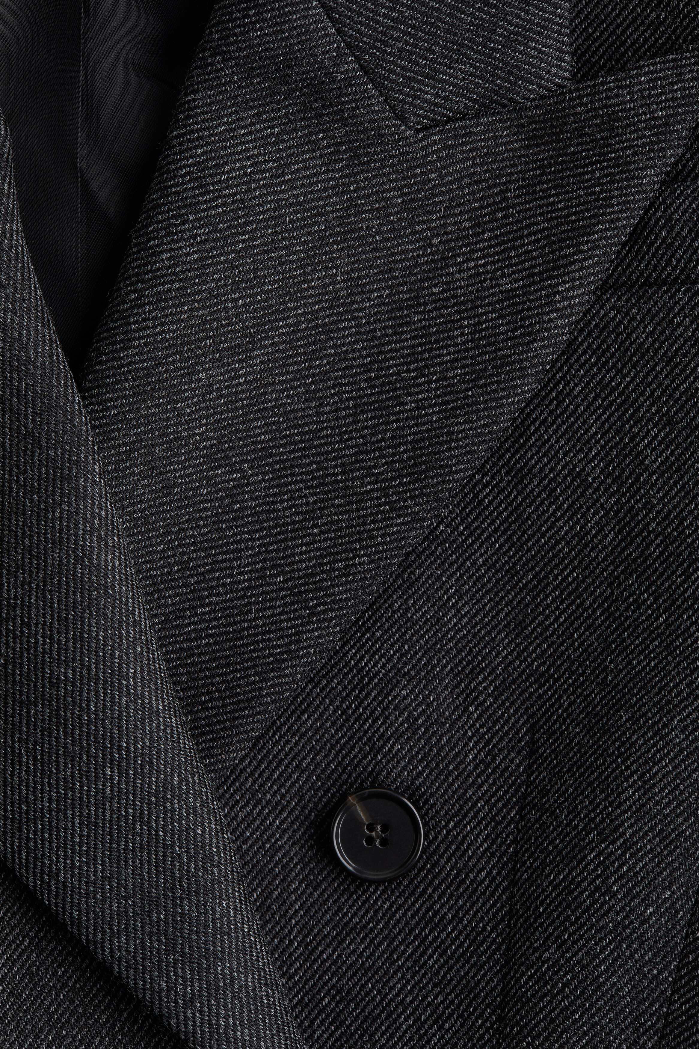 Double-breasted wool blazer