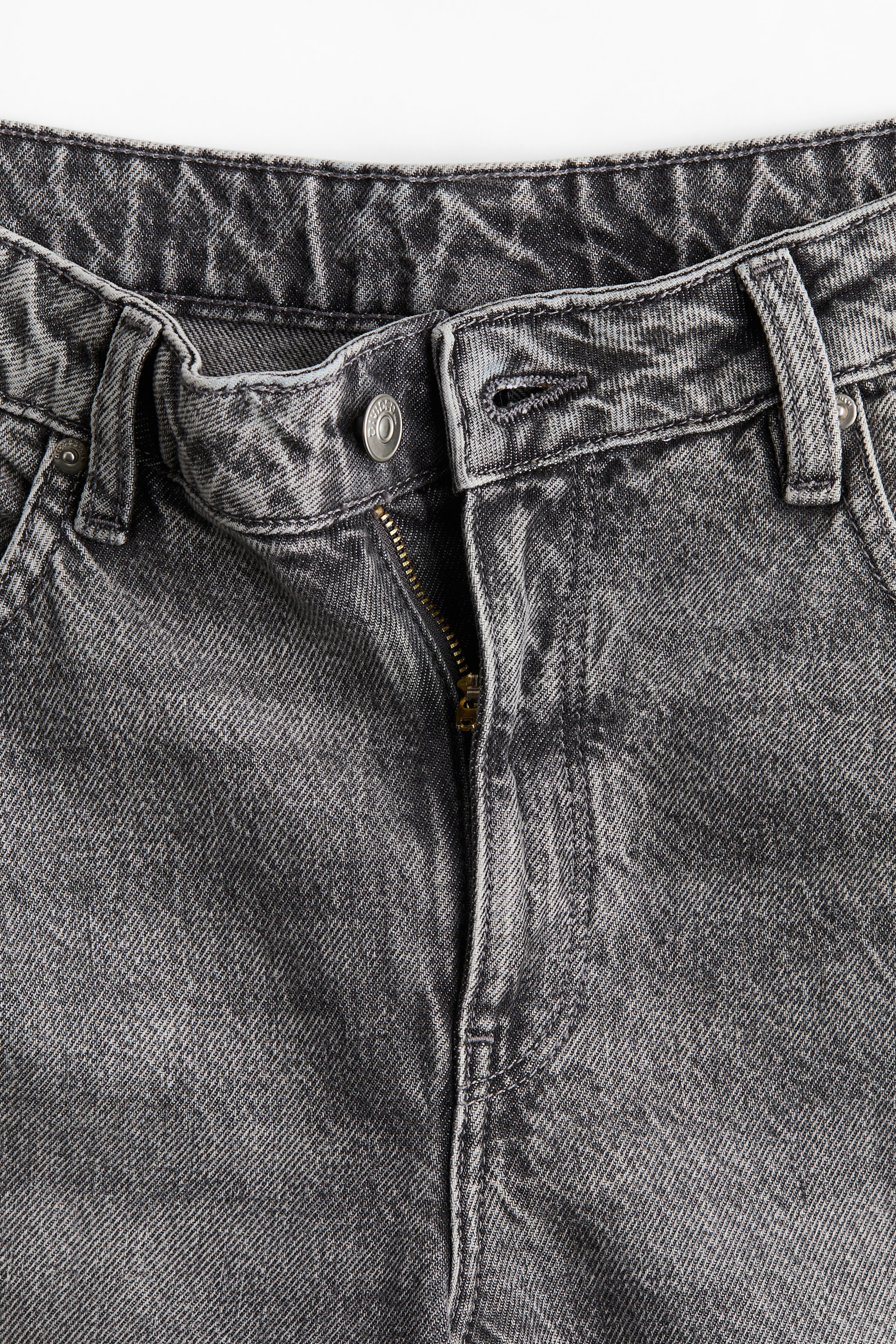 Barrel Regular Jeans - Grey - Ladies | H&M GB 5