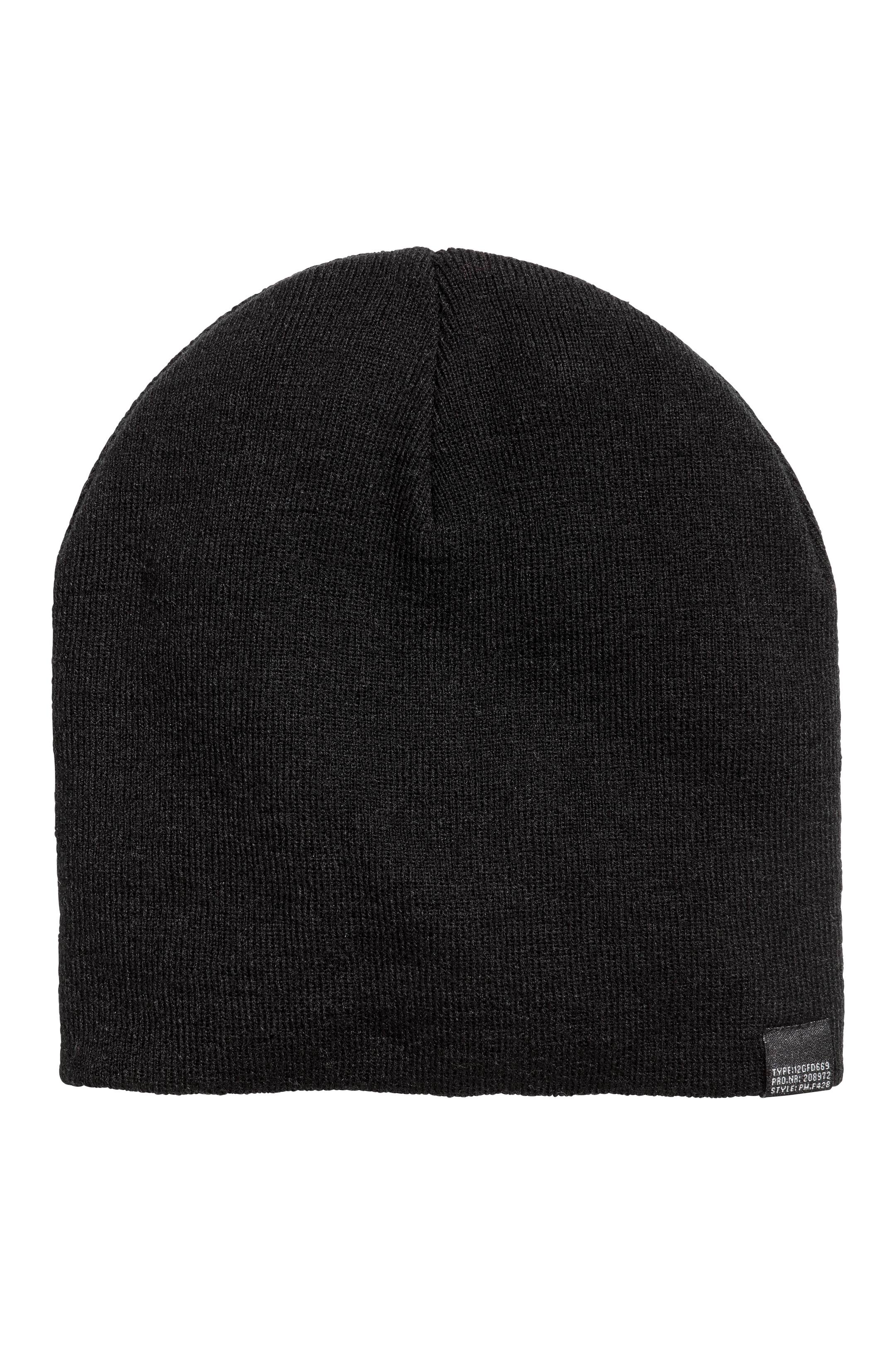 View larger image: 2-pack hats - Black/Dark blue - Kids | H&M GB 1