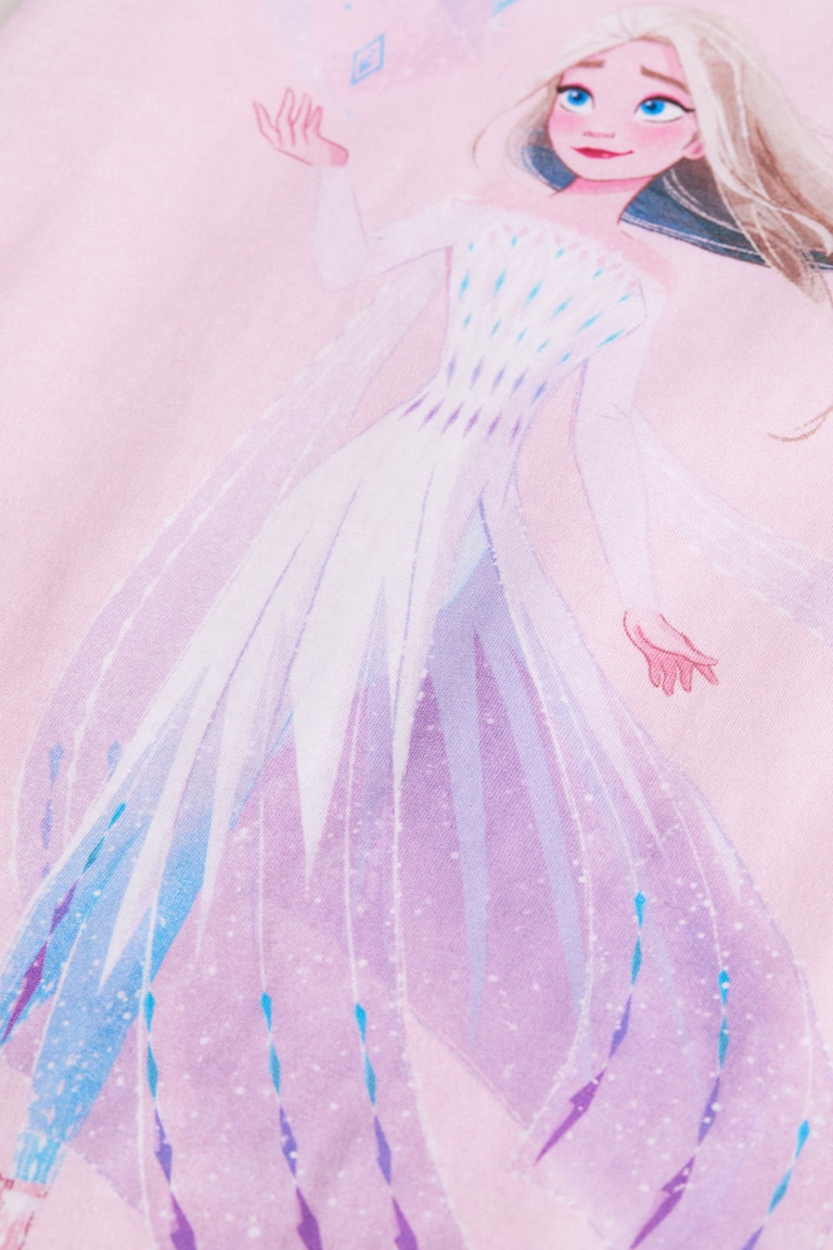 Chemise de nuit imprimée Rose clair/La Reine des neiges ENFANT